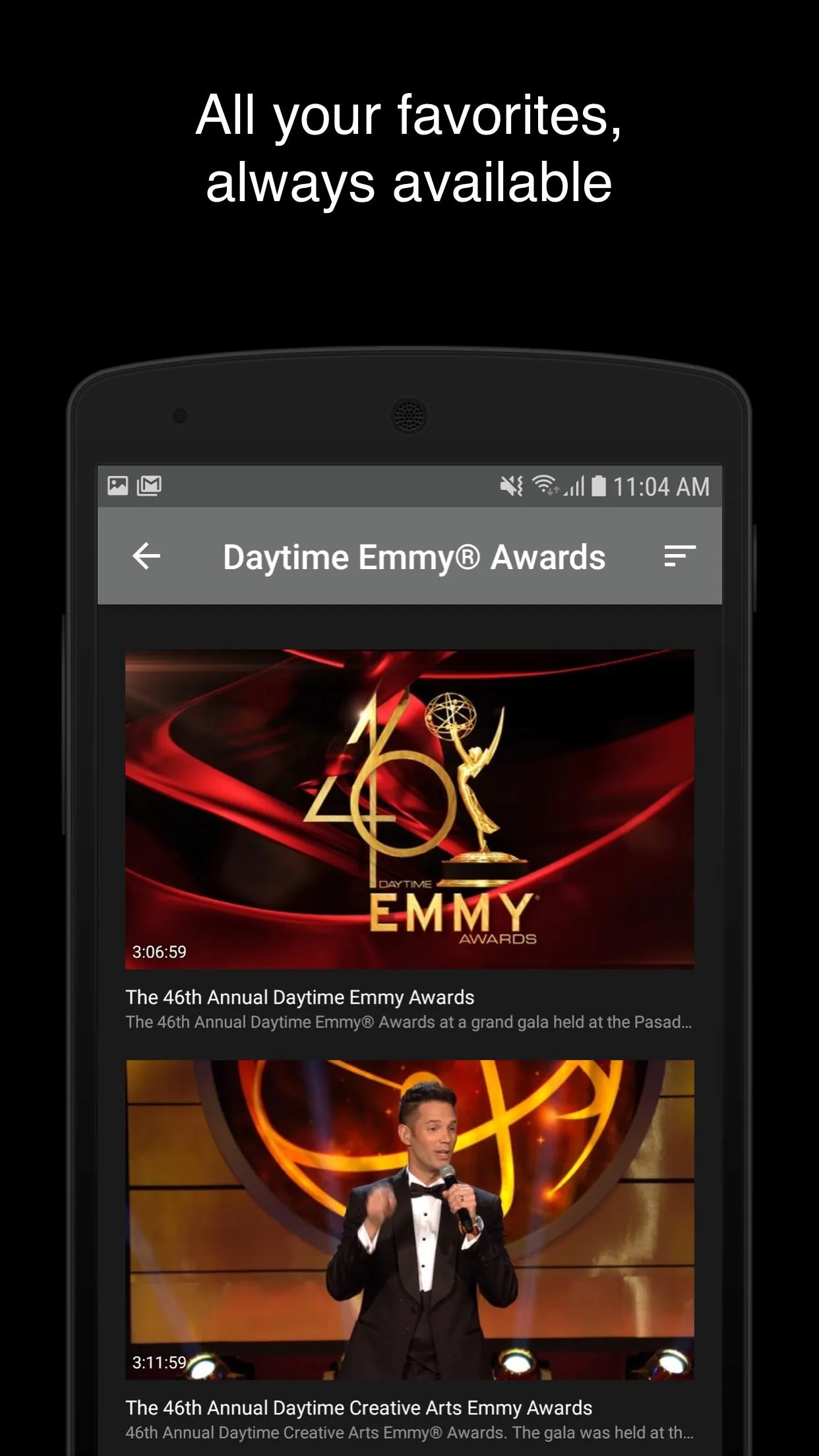 The Emmys | Indus Appstore | Screenshot