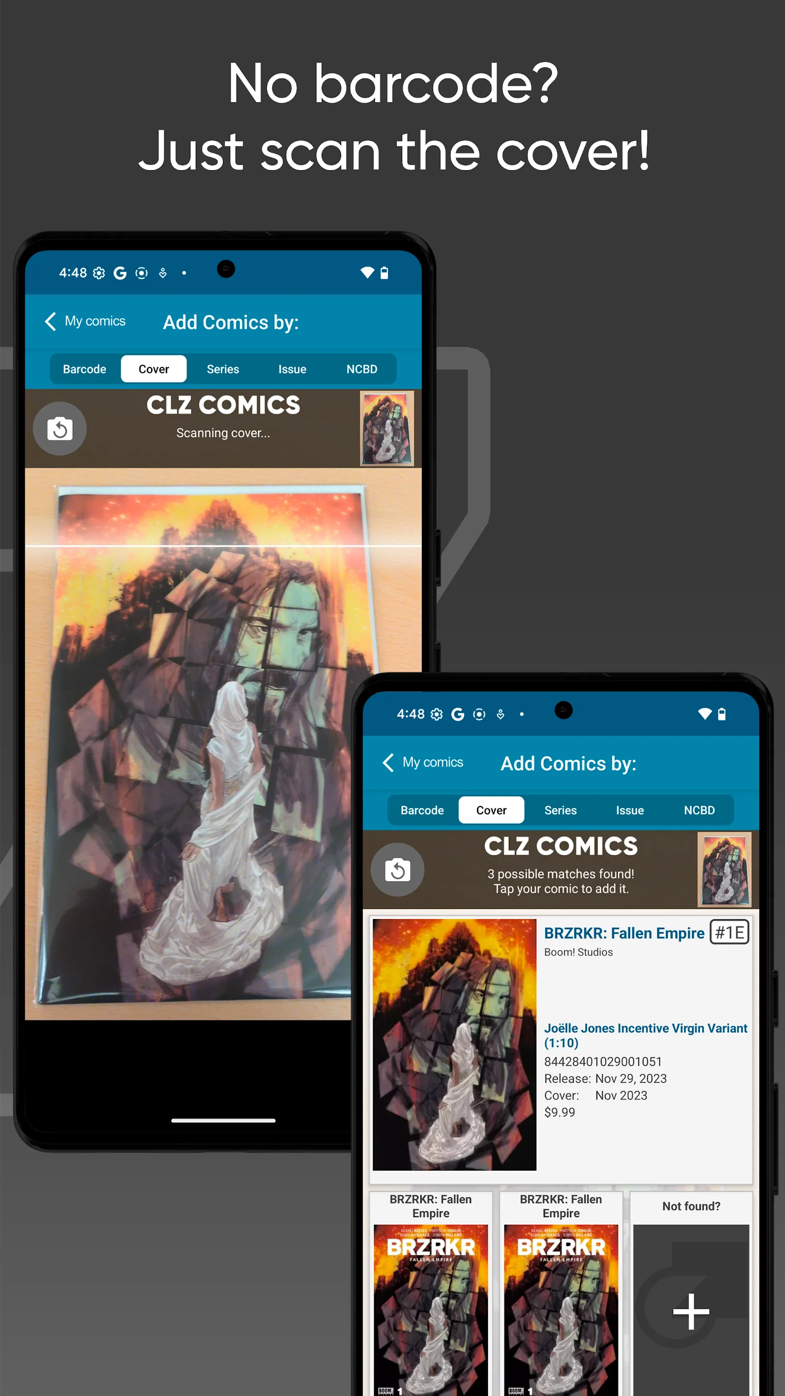 CLZ Comics comic book database | Indus Appstore | Screenshot