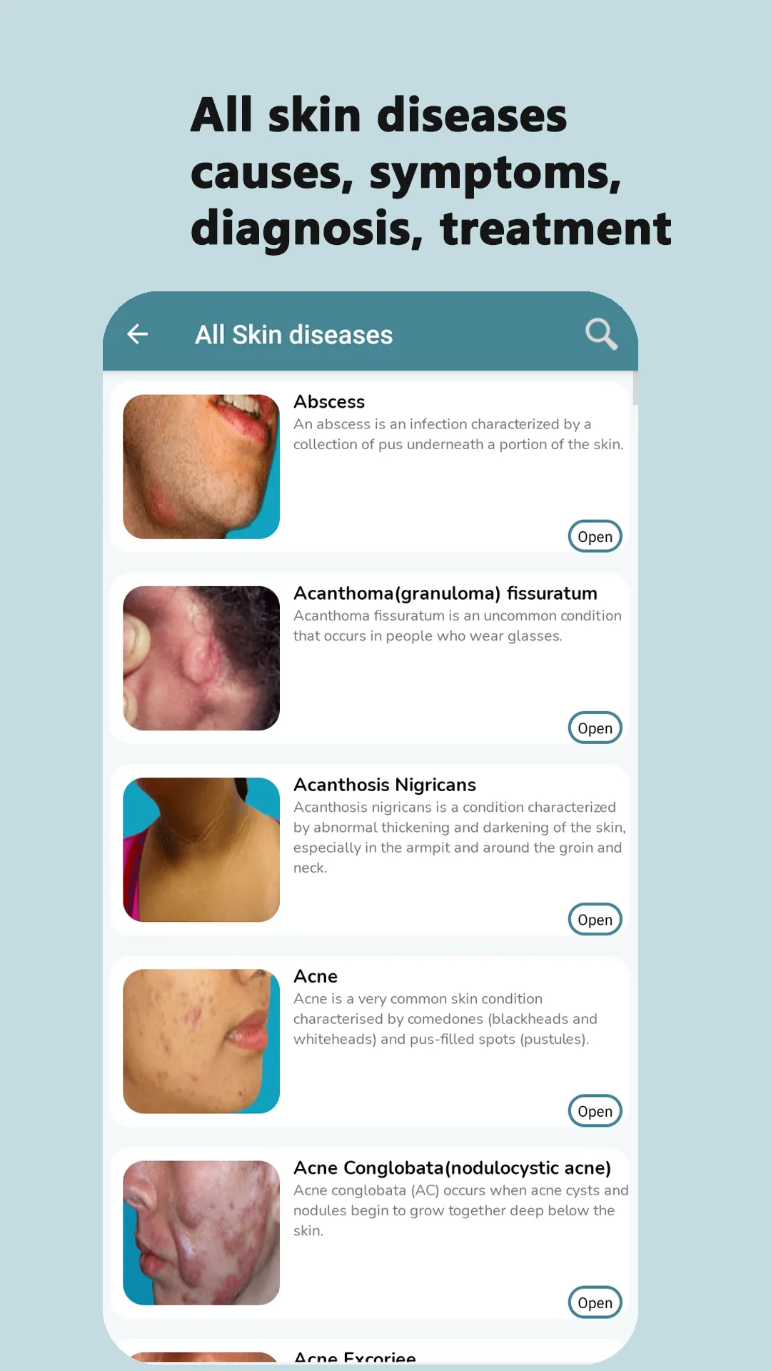 Skin diseases and treatment | Indus Appstore | Screenshot