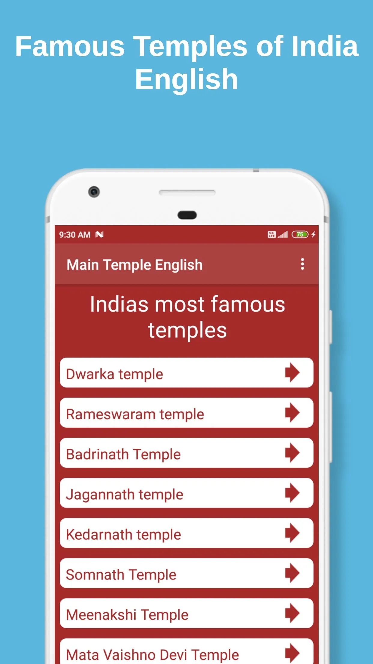 Famous Temples Of India | Indus Appstore | Screenshot