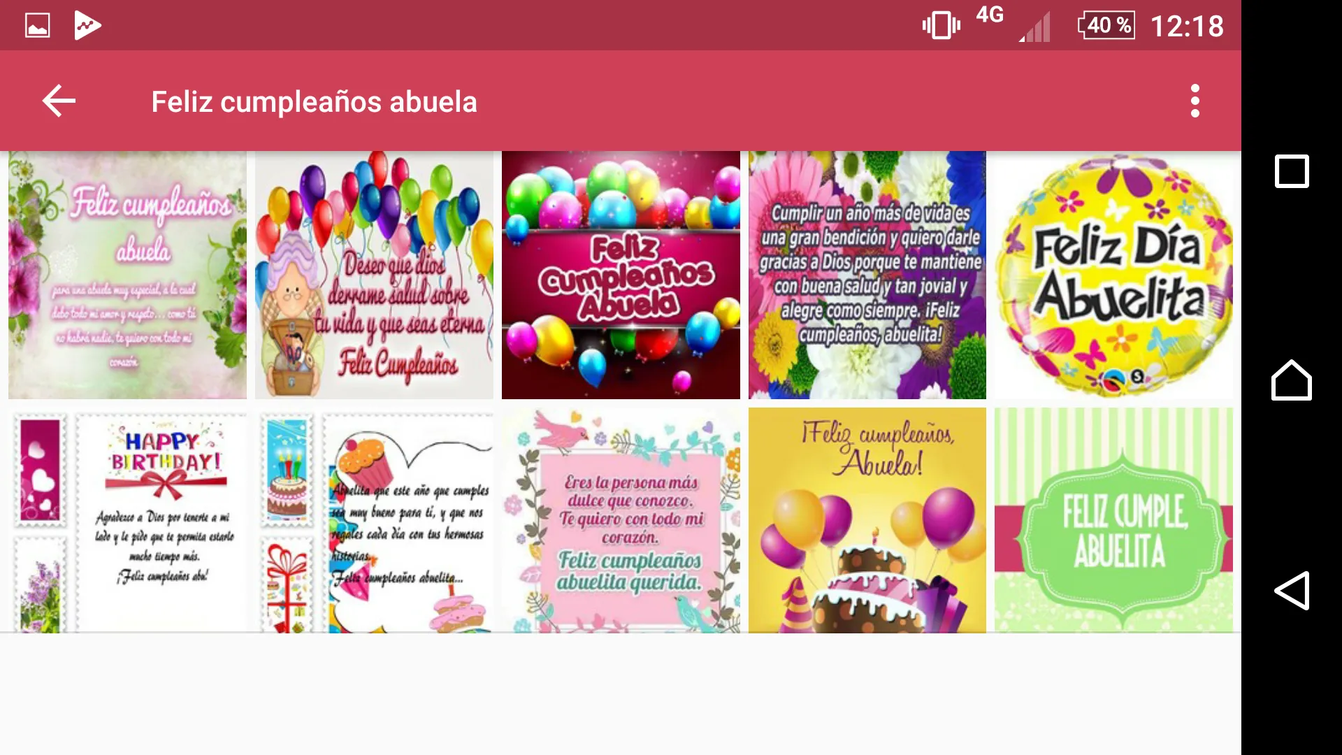 Abuelita querida cumpleaños | Indus Appstore | Screenshot