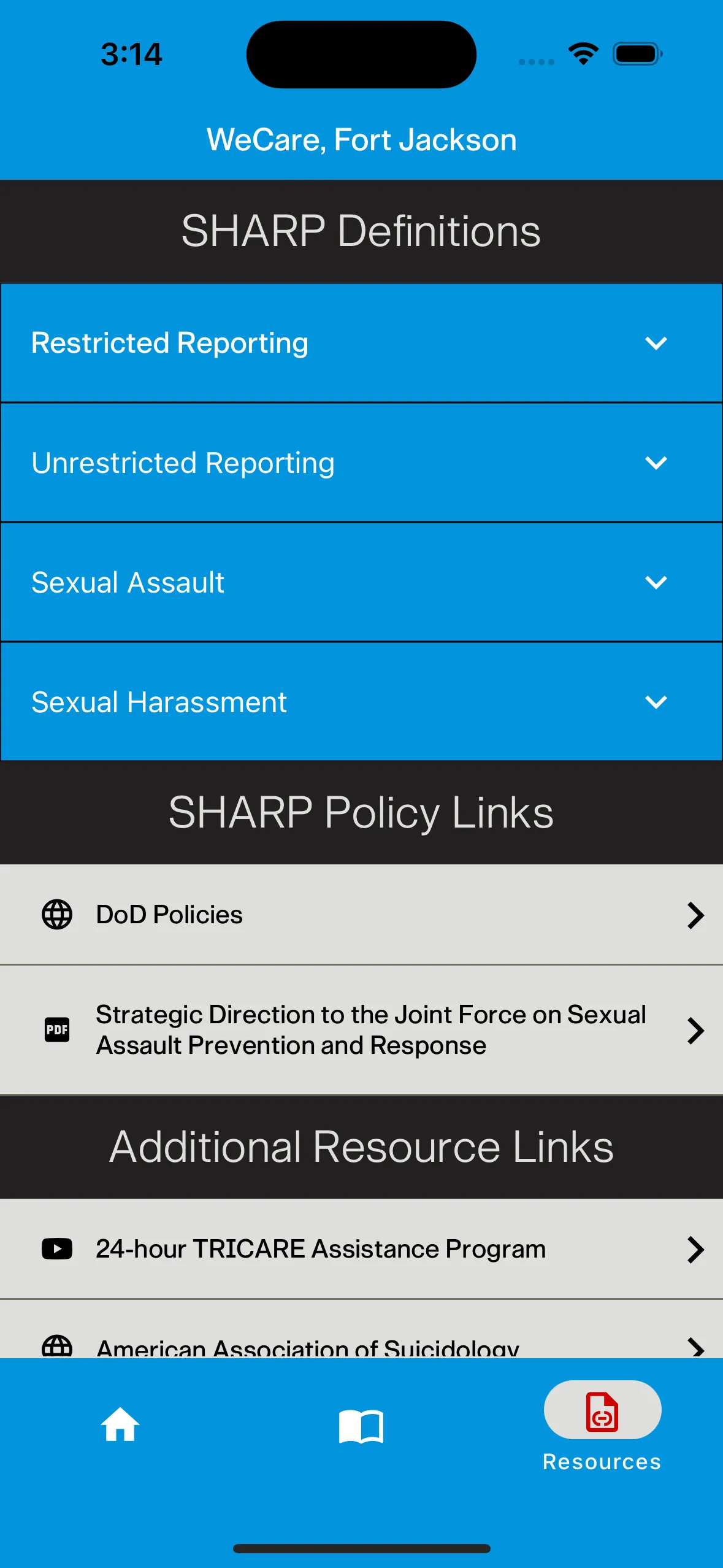 WeCare, Fort Jackson | Indus Appstore | Screenshot