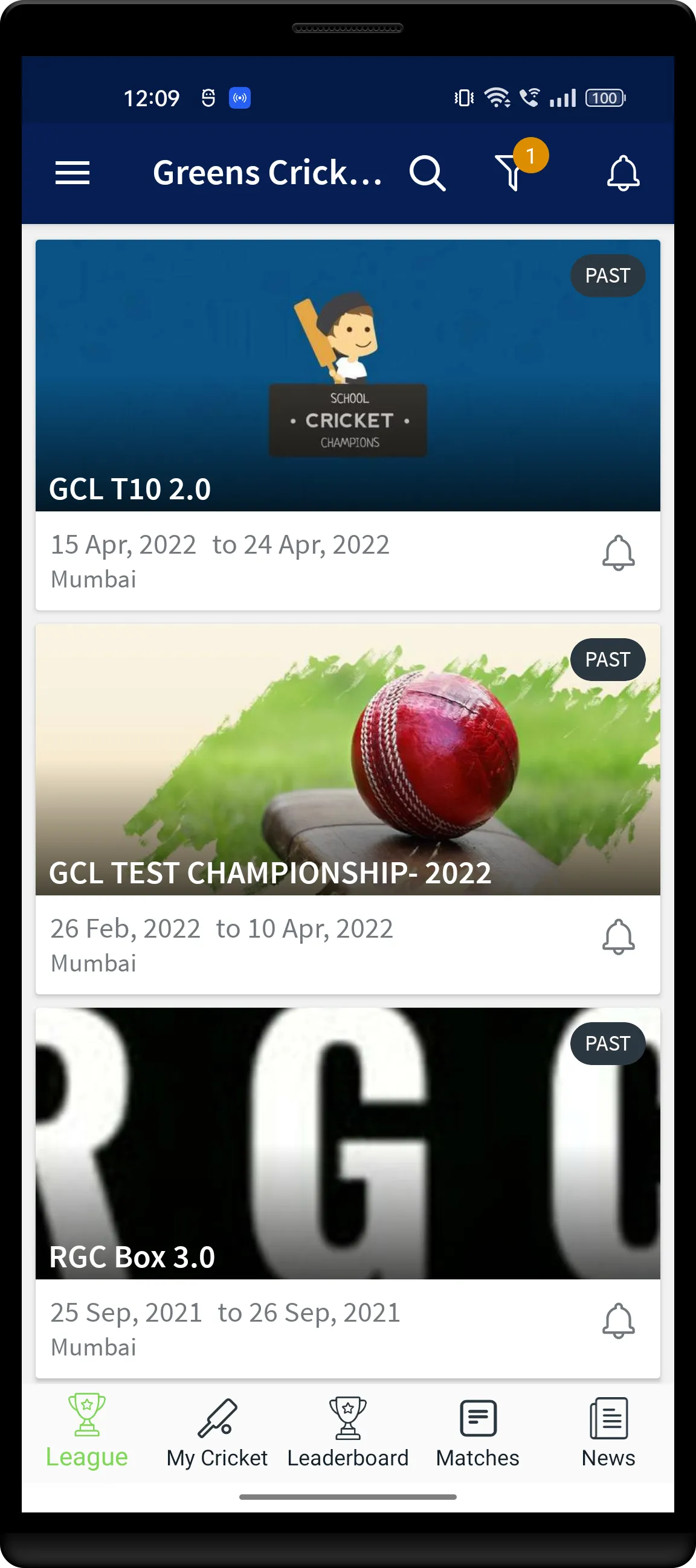 Greens Cricket League | Indus Appstore | Screenshot