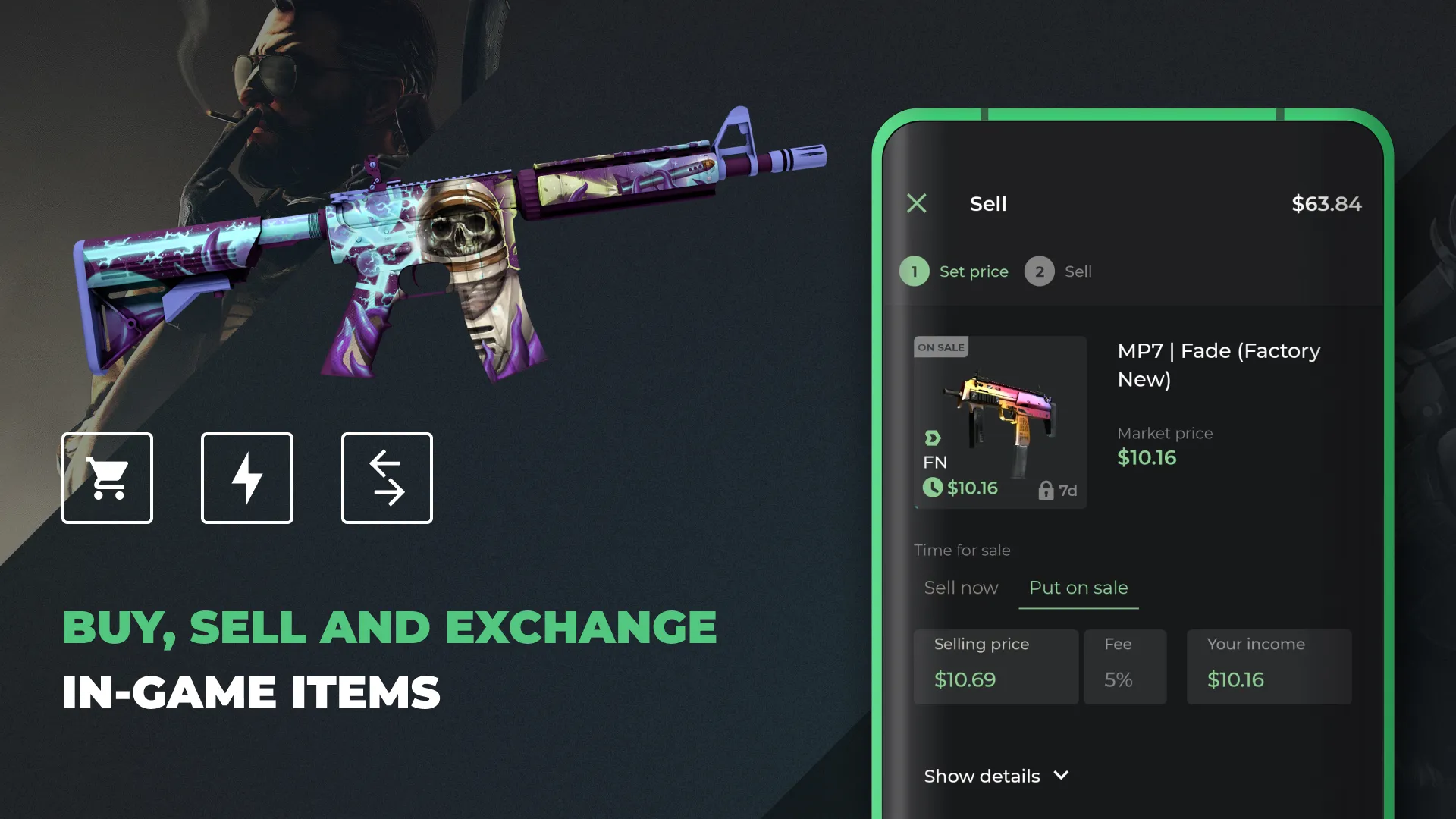 DMarket - Trade CS:GO Skins | Indus Appstore | Screenshot