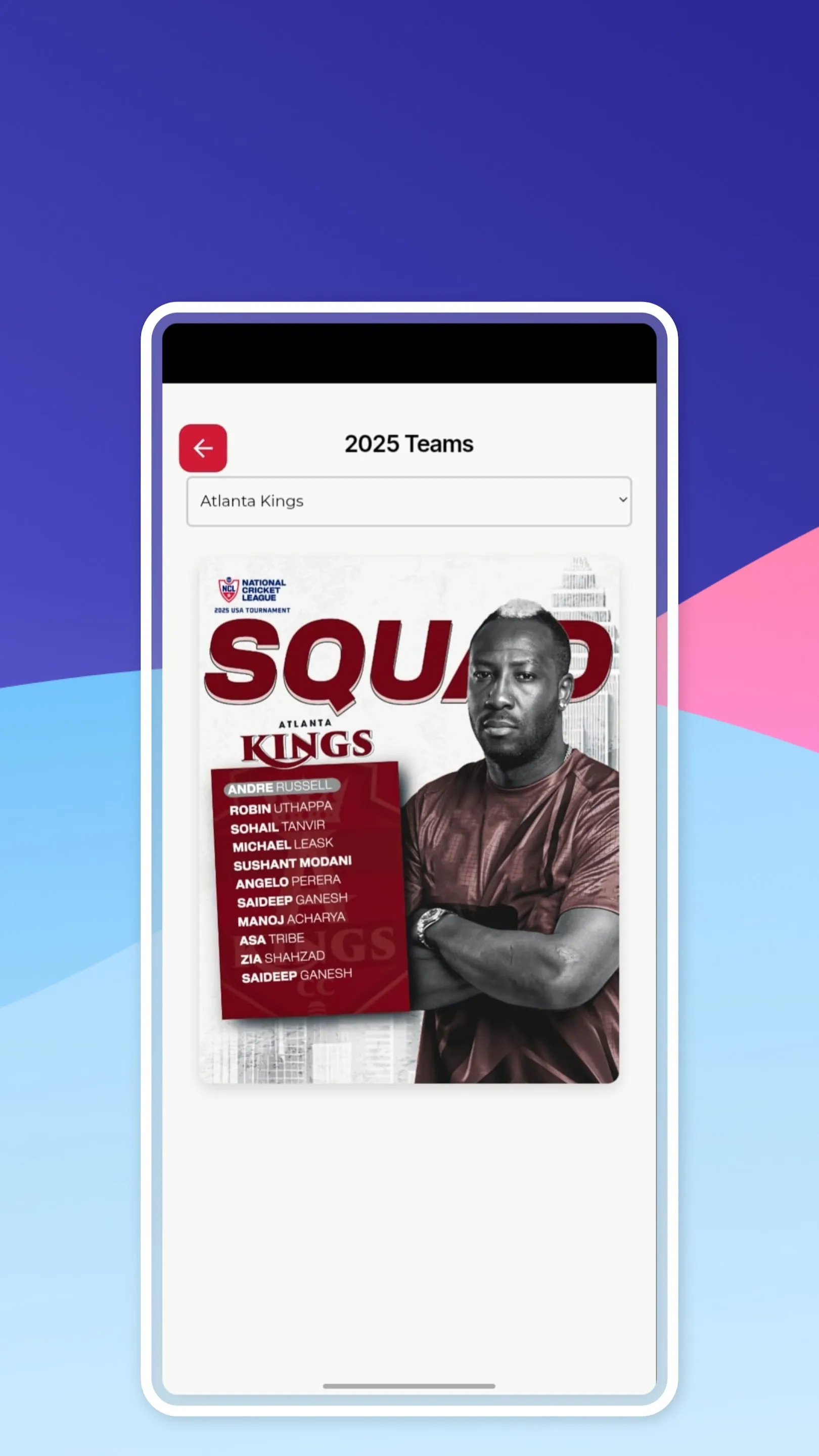 NCL CRICKET | Indus Appstore | Screenshot