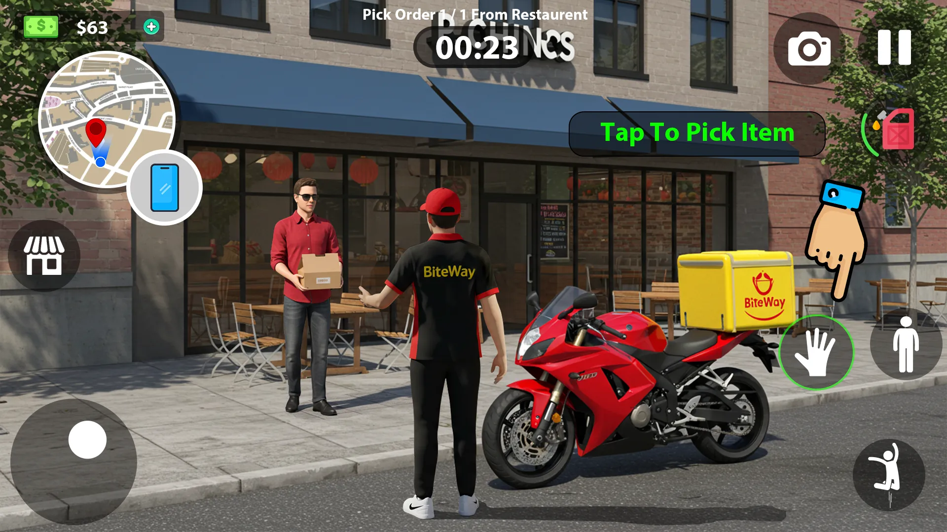 Delivery Rider Life Simulator | Indus Appstore | Screenshot