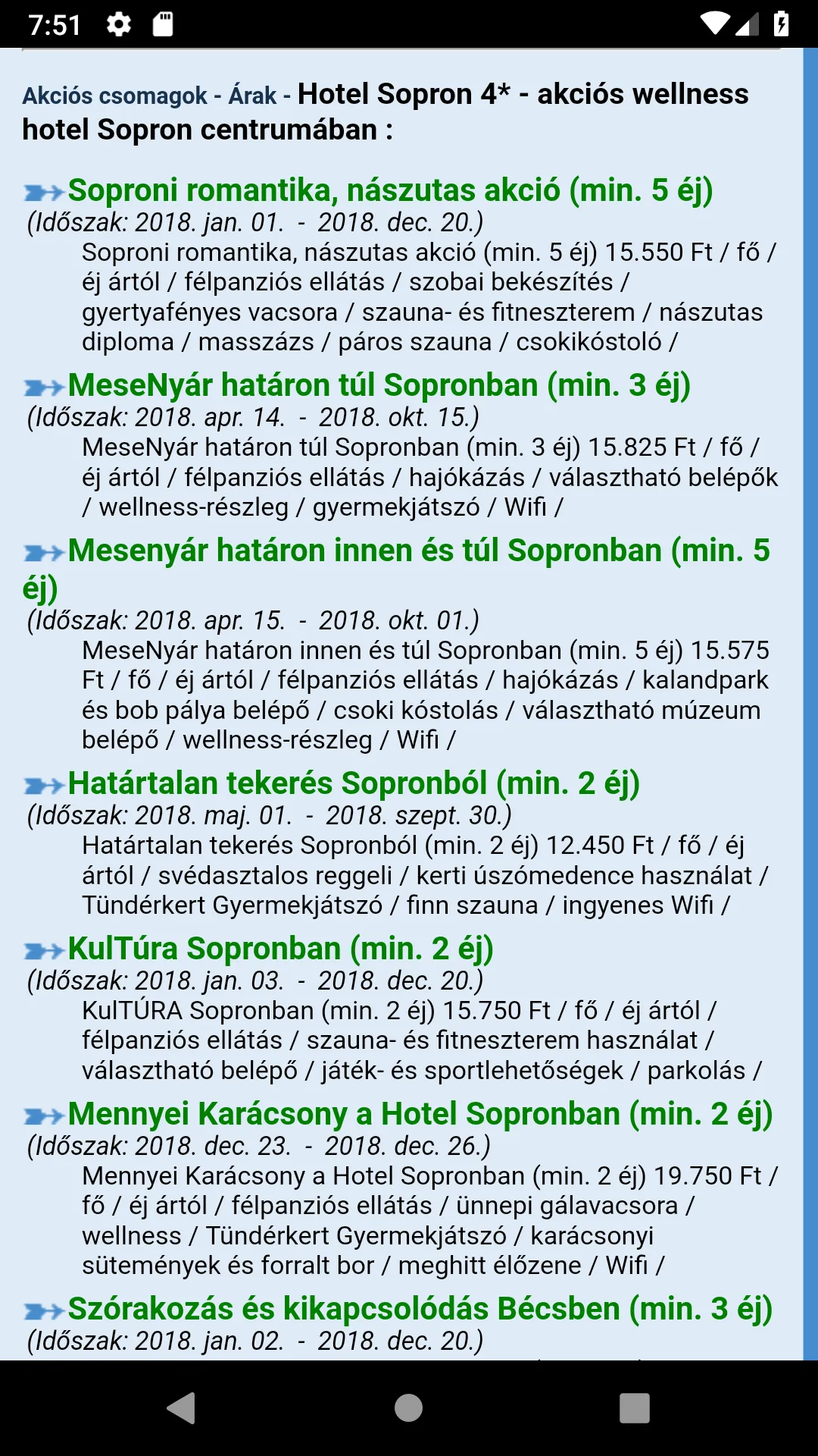 Soproni szállodák, soproni wel | Indus Appstore | Screenshot