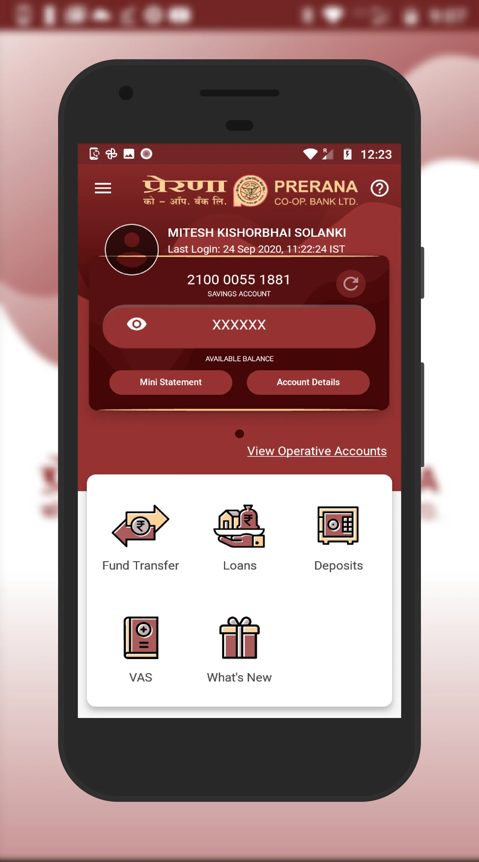 PRERANA CO OP BANK LTD | Indus Appstore | Screenshot