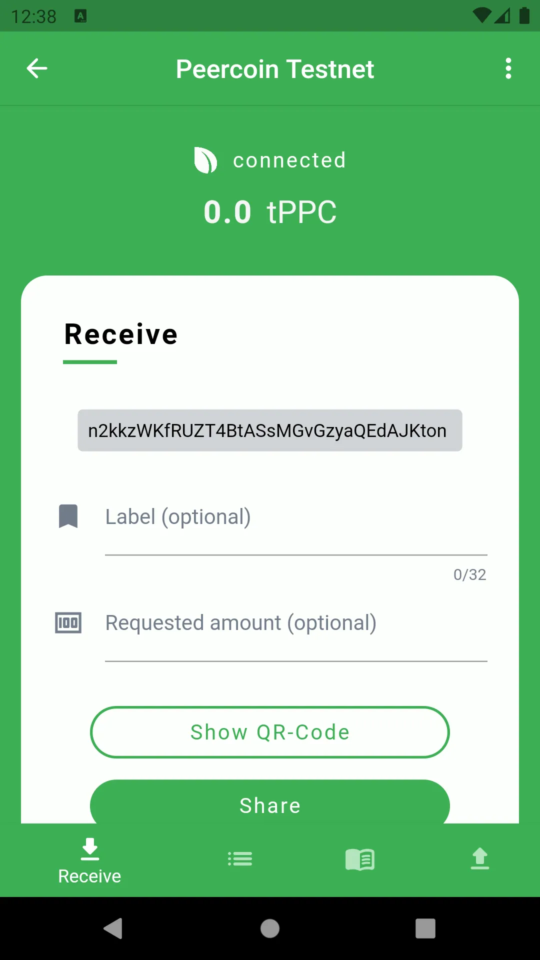 Peercoin Wallet | Indus Appstore | Screenshot