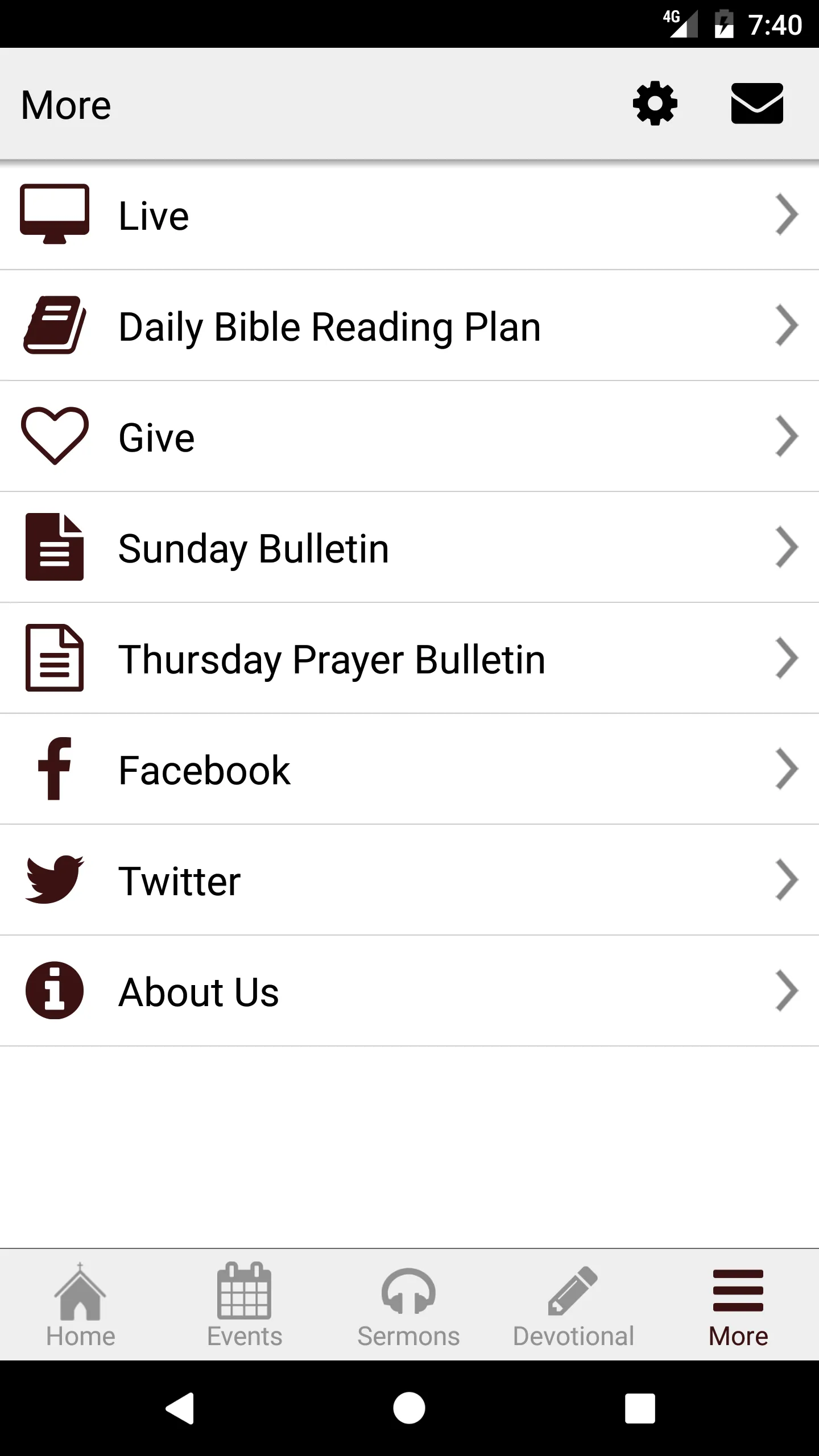 First Baptist Church Milford | Indus Appstore | Screenshot