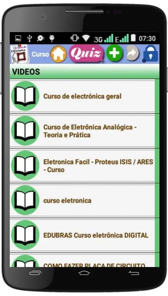 Curso de Eletrônica (português | Indus Appstore | Screenshot