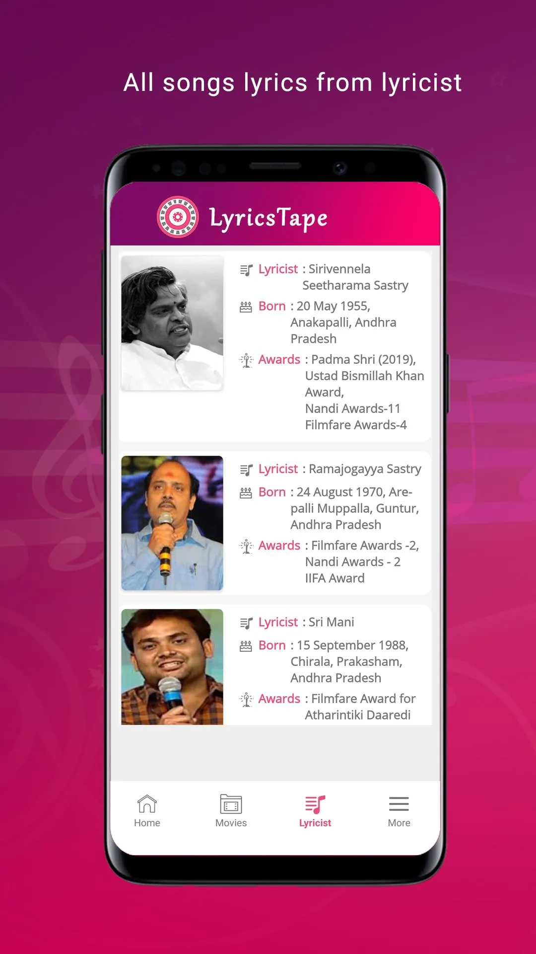 LyricsTape - Telugu Song Lyric | Indus Appstore | Screenshot