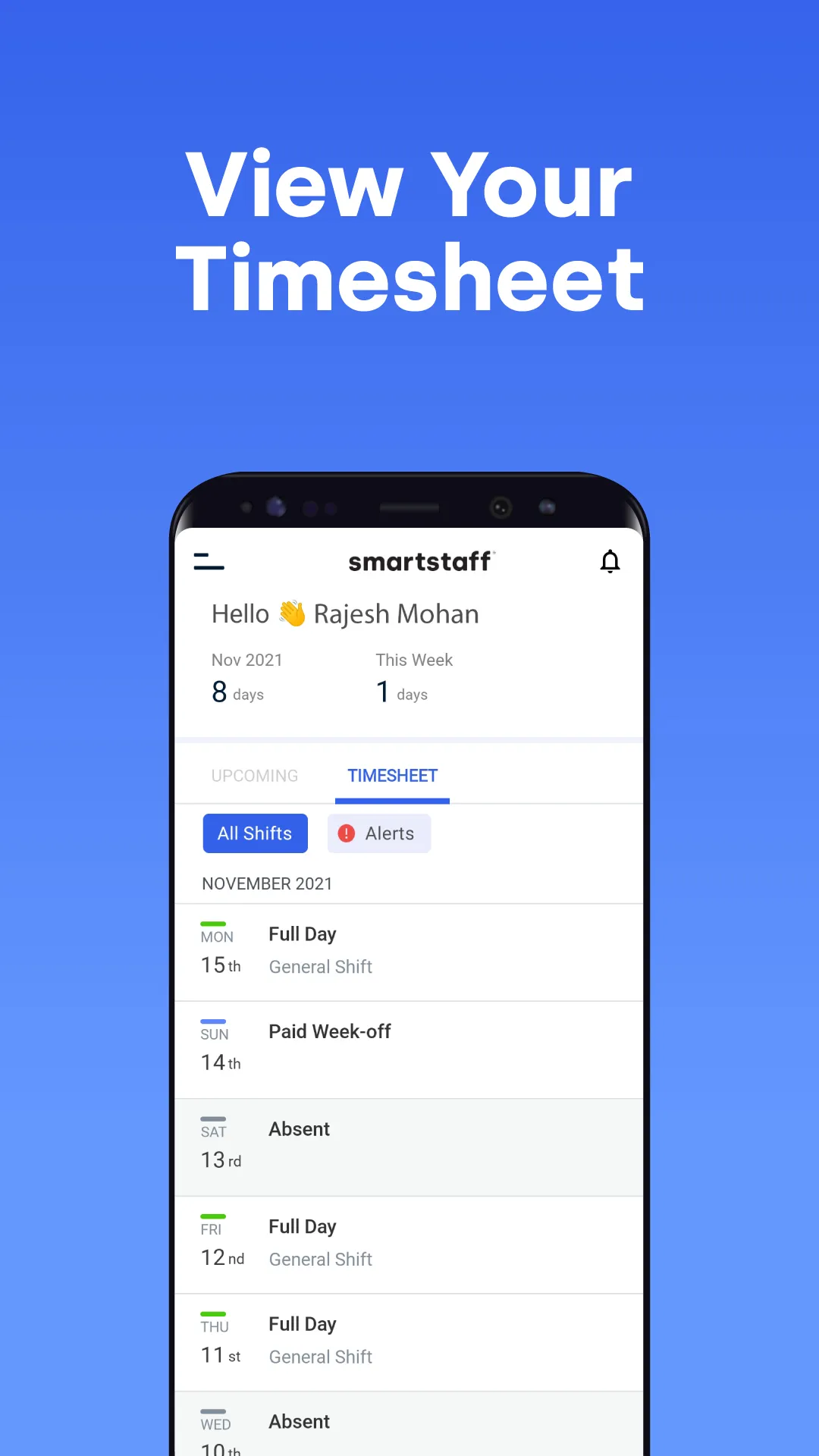Smartstaff Work App | Indus Appstore | Screenshot