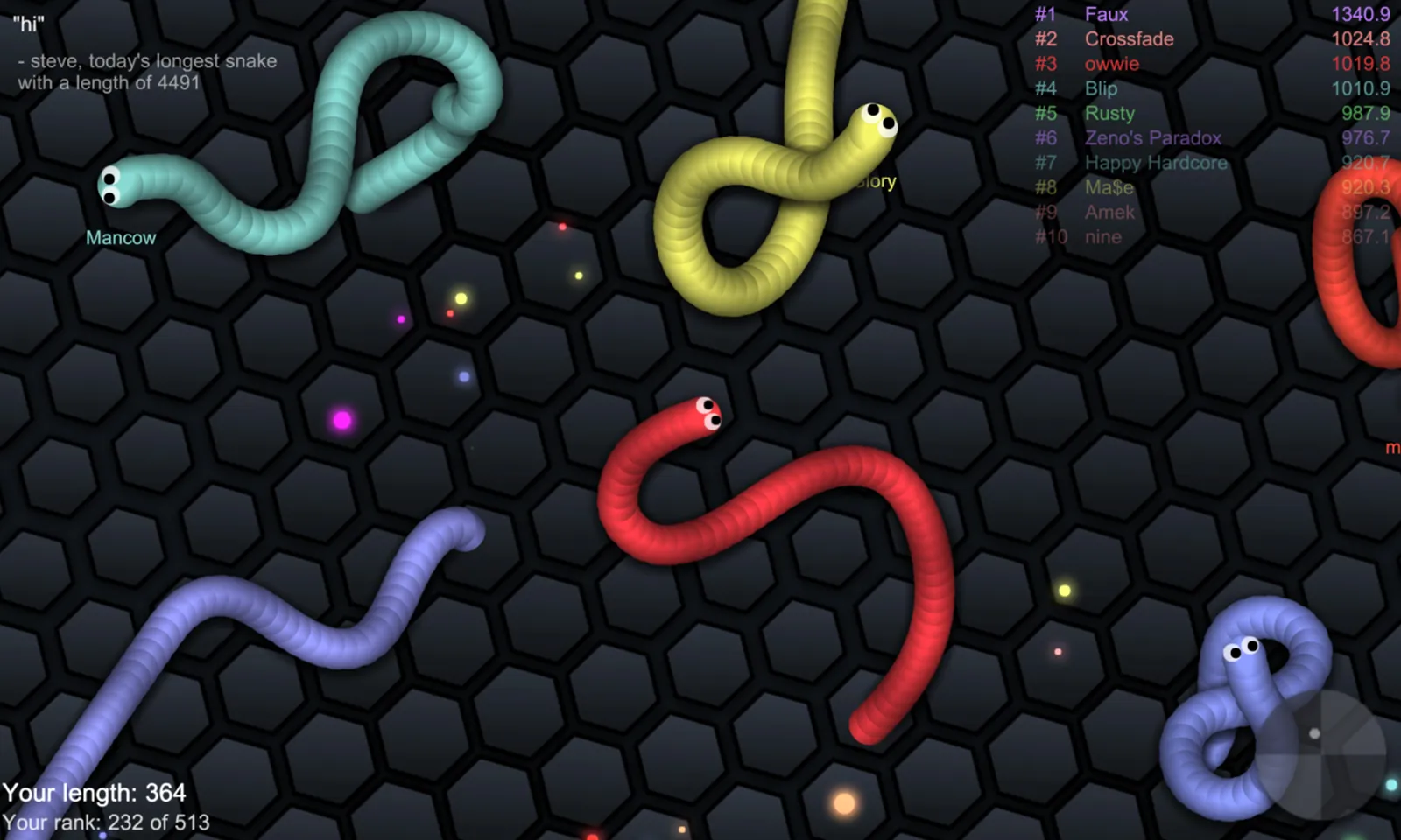 slither.io | Indus Appstore | Screenshot