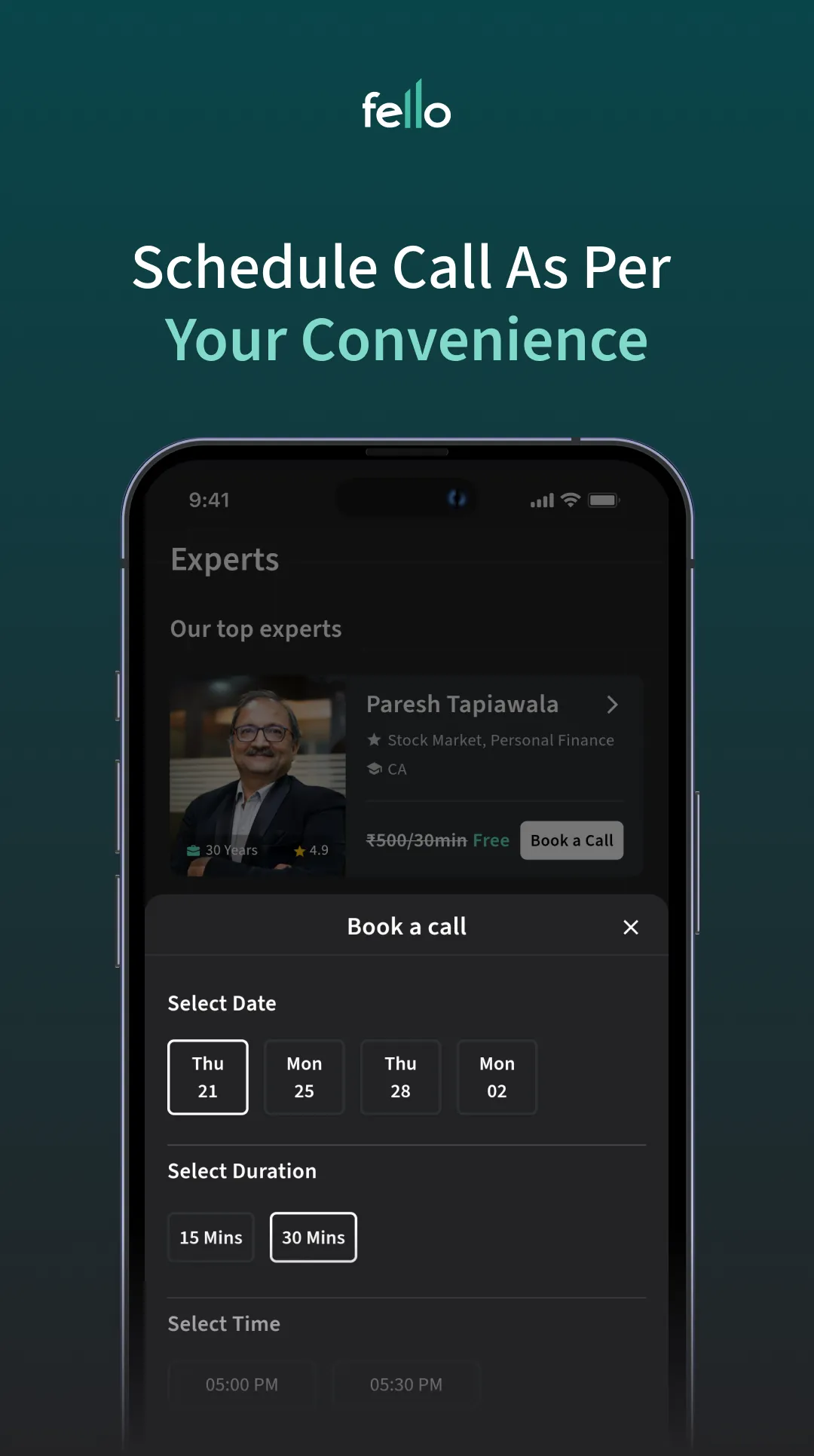 Fello: Consult Finance Experts | Indus Appstore | Screenshot