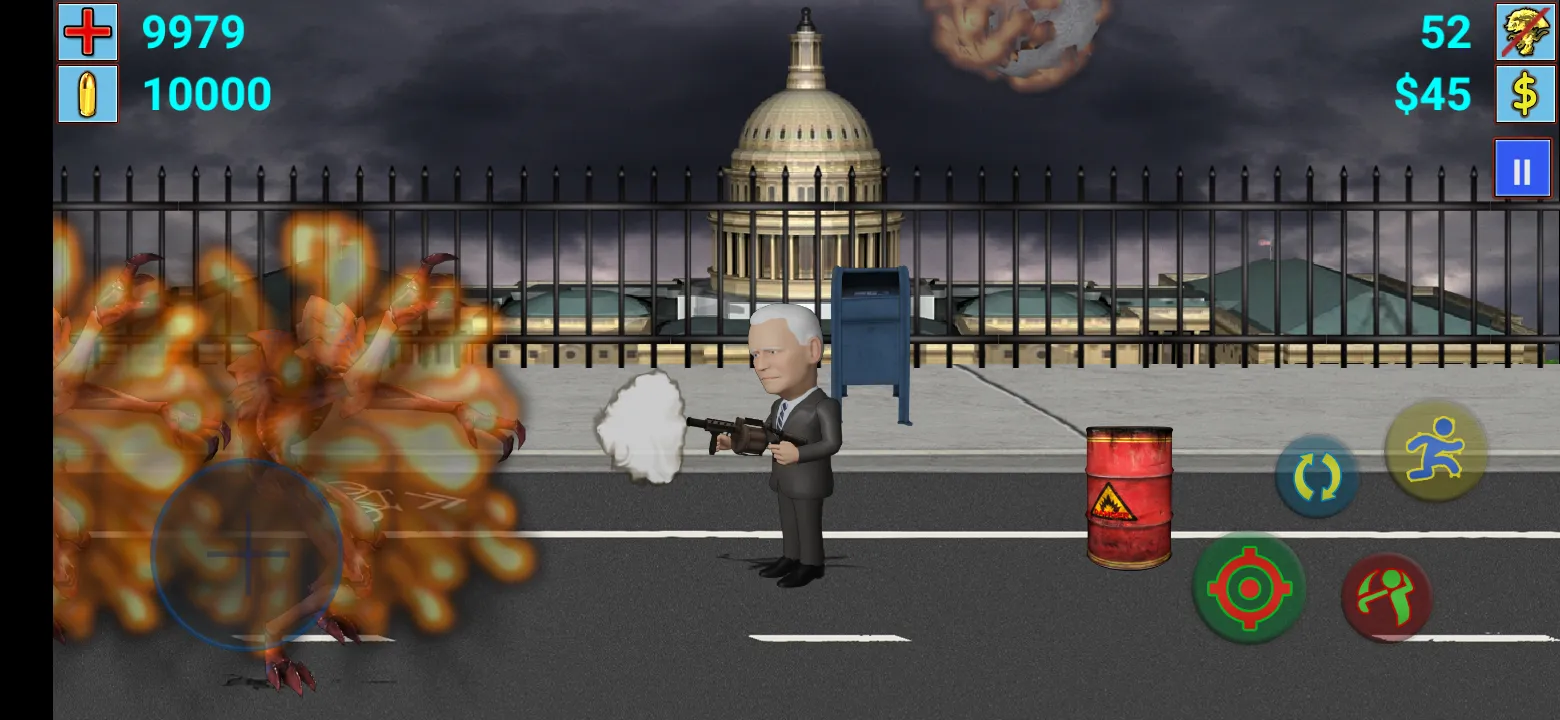 Aliens vs President | Indus Appstore | Screenshot