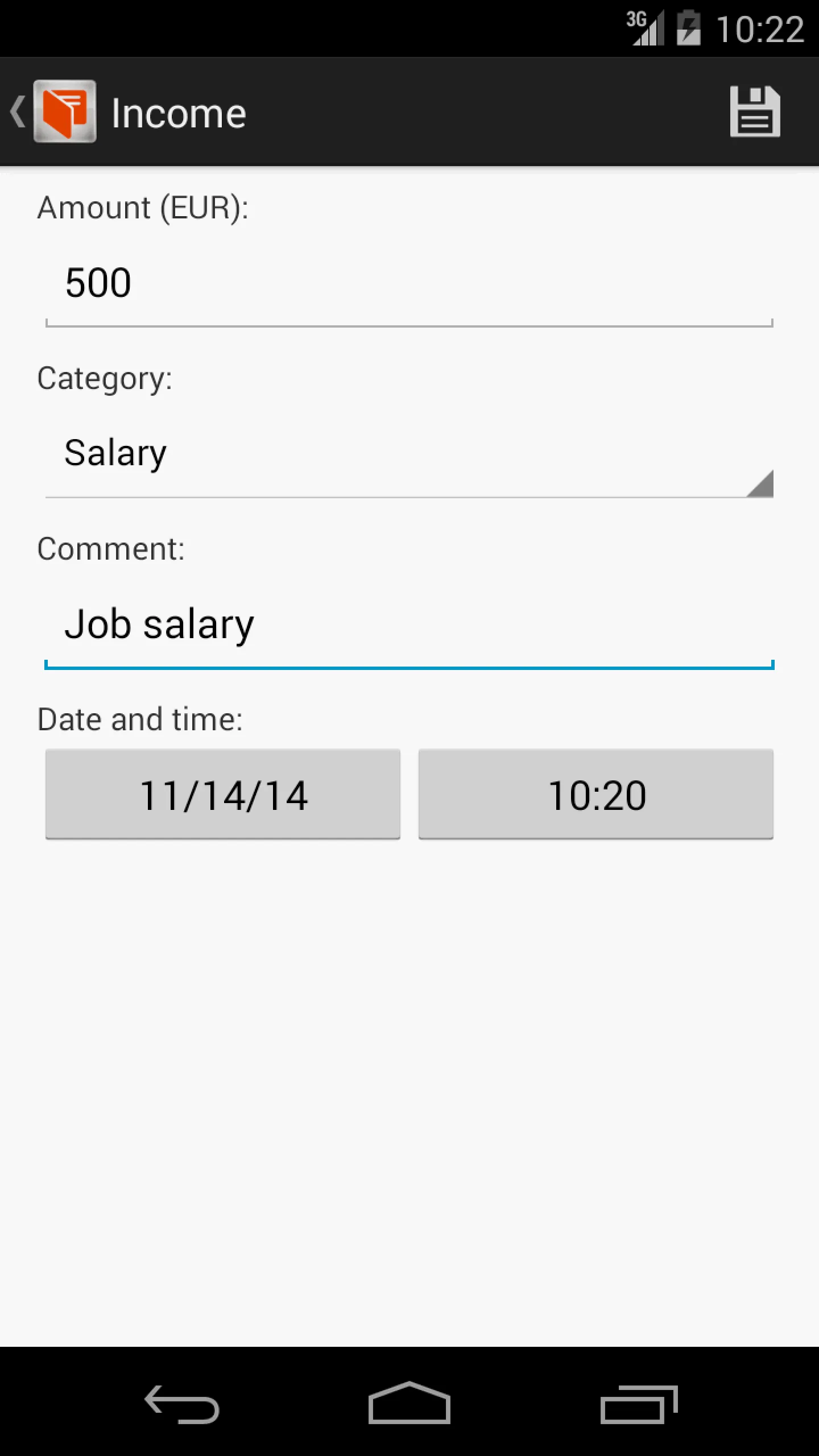 My Wallet: Expense Tracker | Indus Appstore | Screenshot