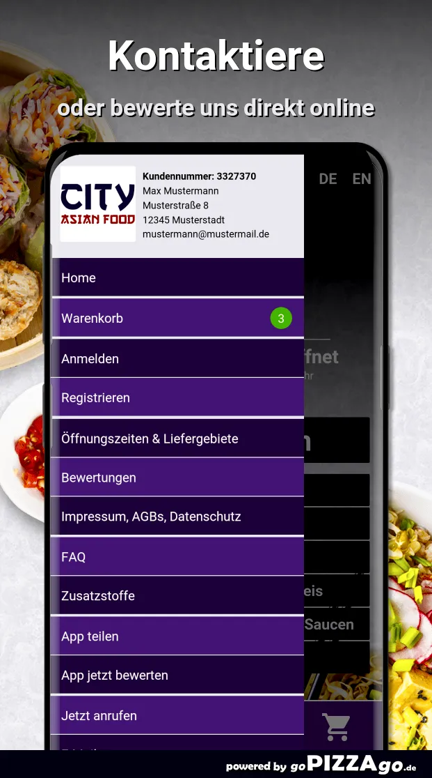 City Asian Food Bremen | Indus Appstore | Screenshot