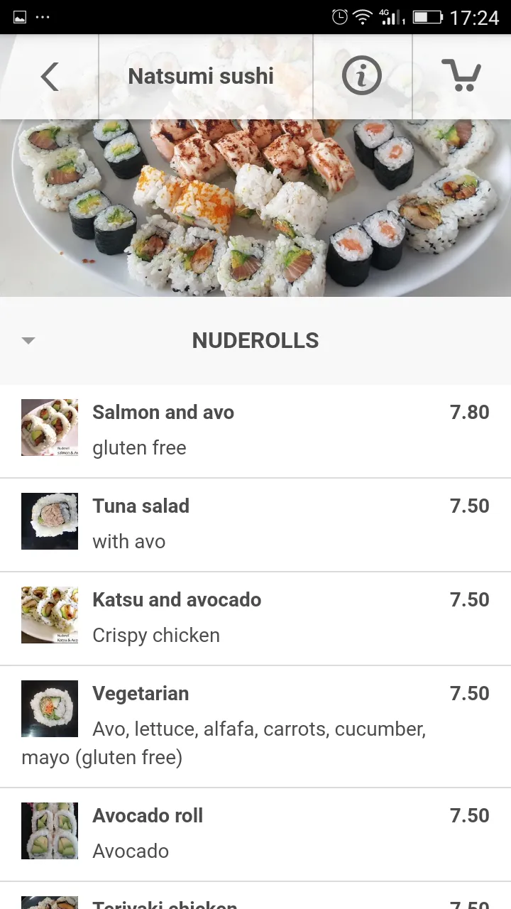 Natsumi sushi | Indus Appstore | Screenshot