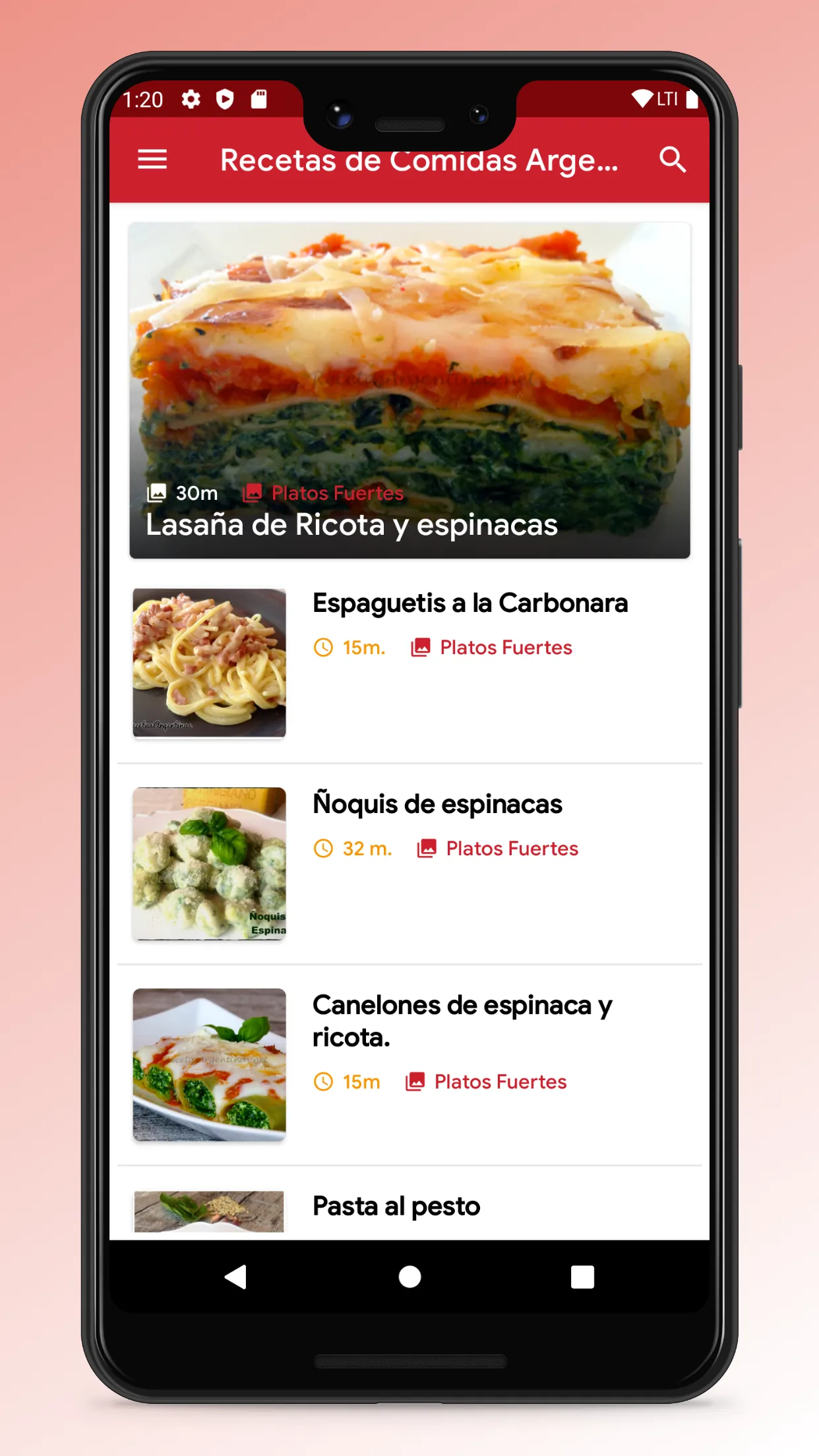 Argentinian Recipes - Food App | Indus Appstore | Screenshot