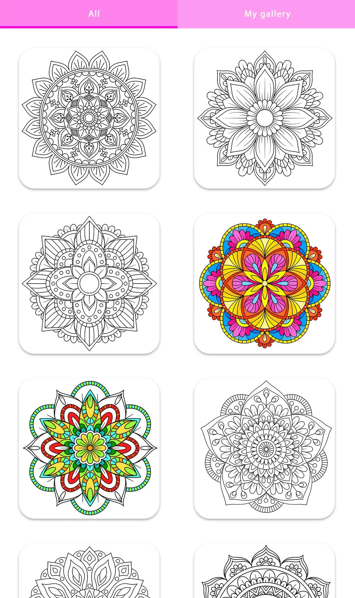 Mandala Coloring Antistress | Indus Appstore | Screenshot