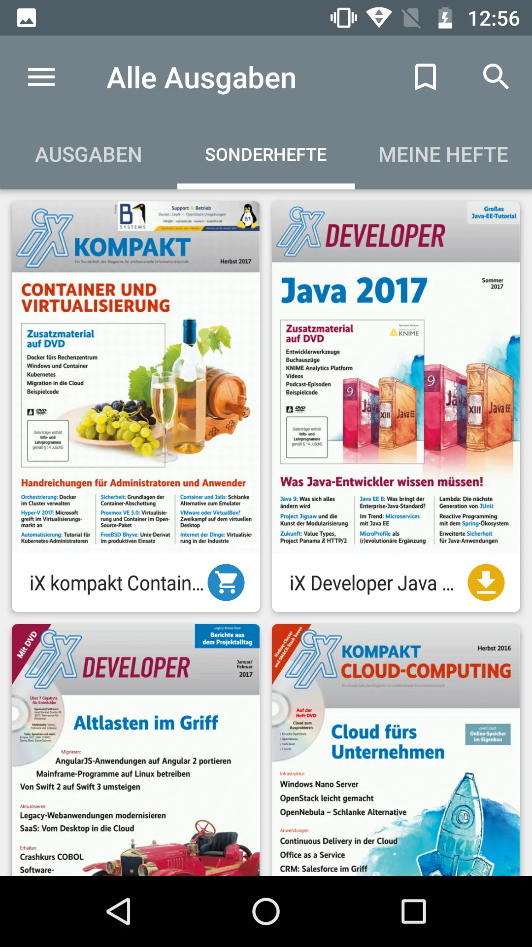 iX Magazin | Indus Appstore | Screenshot