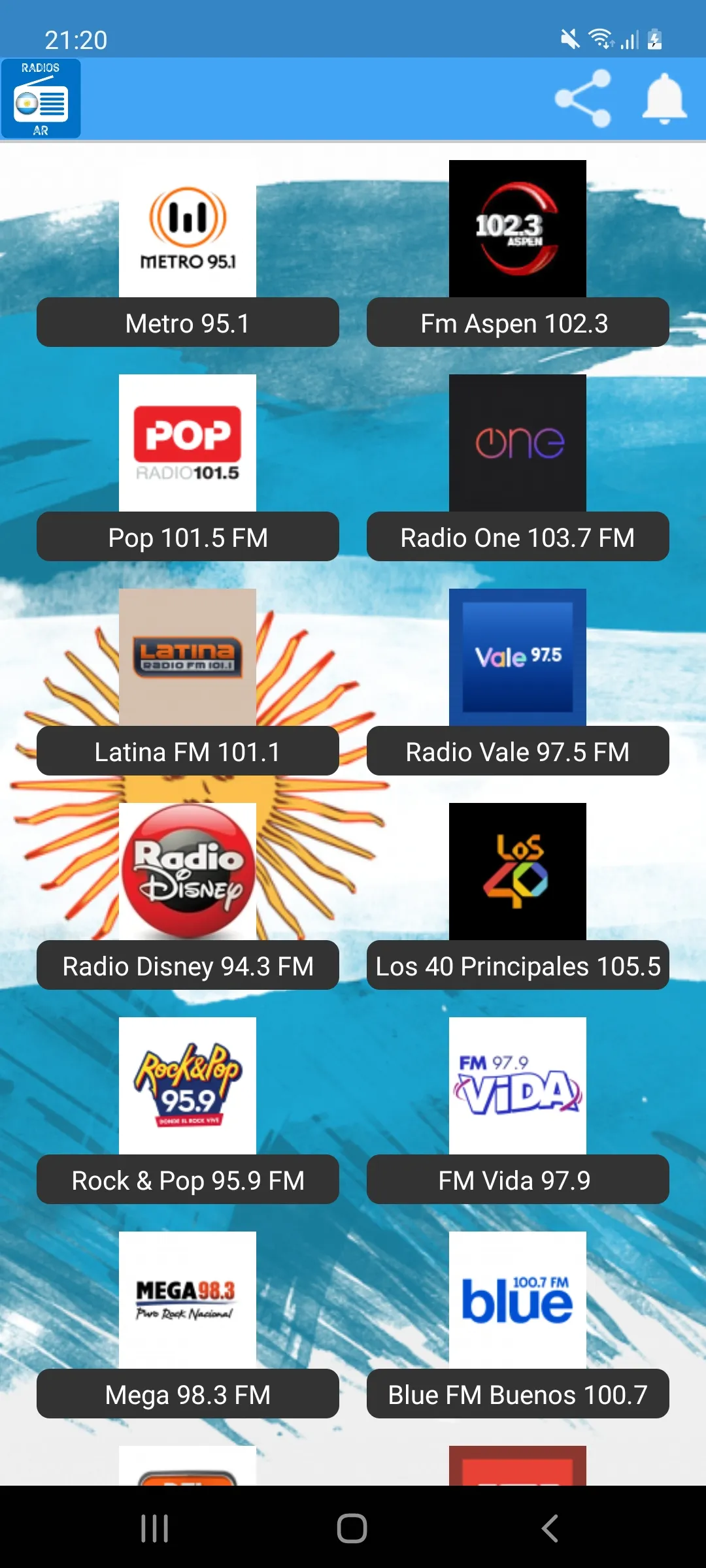 Radio de Argentina FM AM | Indus Appstore | Screenshot