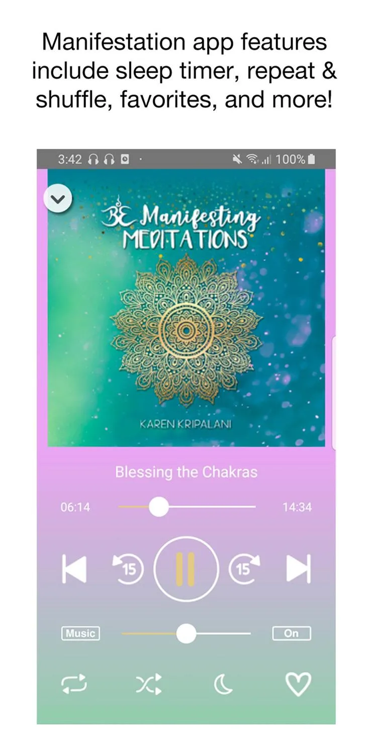 BE Manifesting Meditations | Indus Appstore | Screenshot