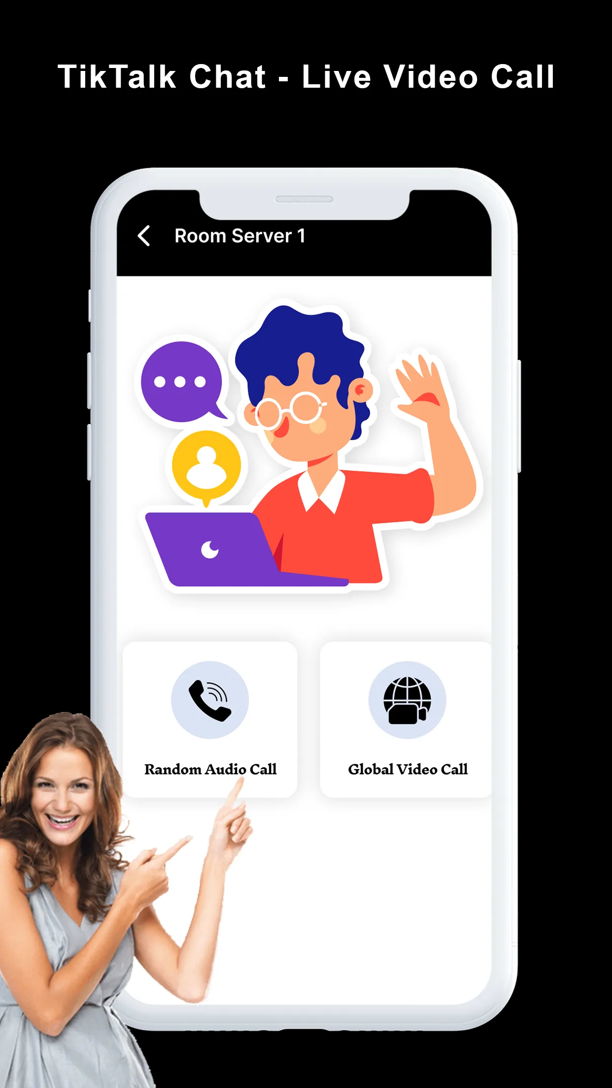 TikTalk Chat - Live Video Call | Indus Appstore | Screenshot