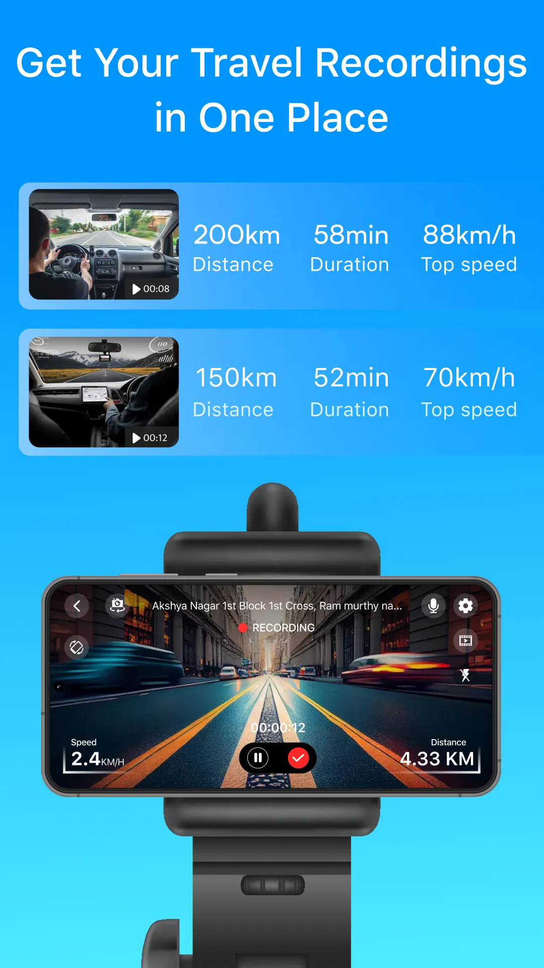 Dashcam: AI Car Video Recorder | Indus Appstore | Screenshot