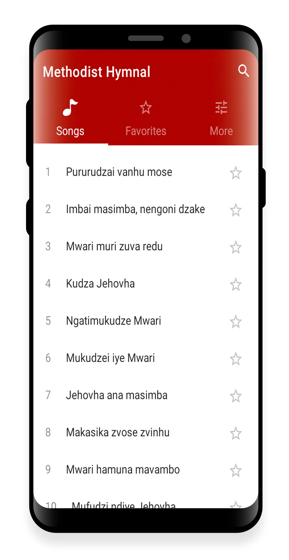 Methodist Shona Hymn Book | Indus Appstore | Screenshot