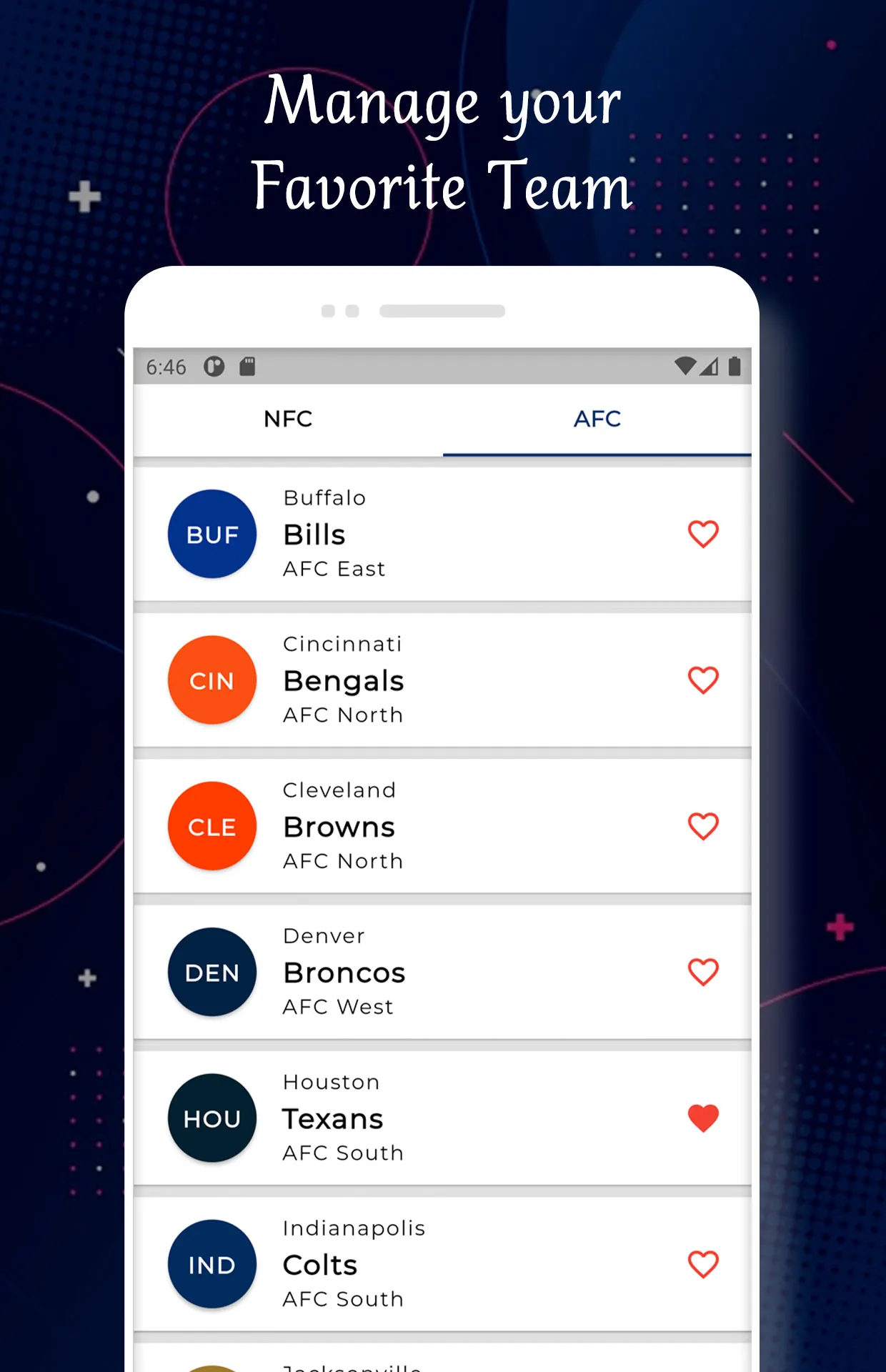 Texans - Football Live Score | Indus Appstore | Screenshot