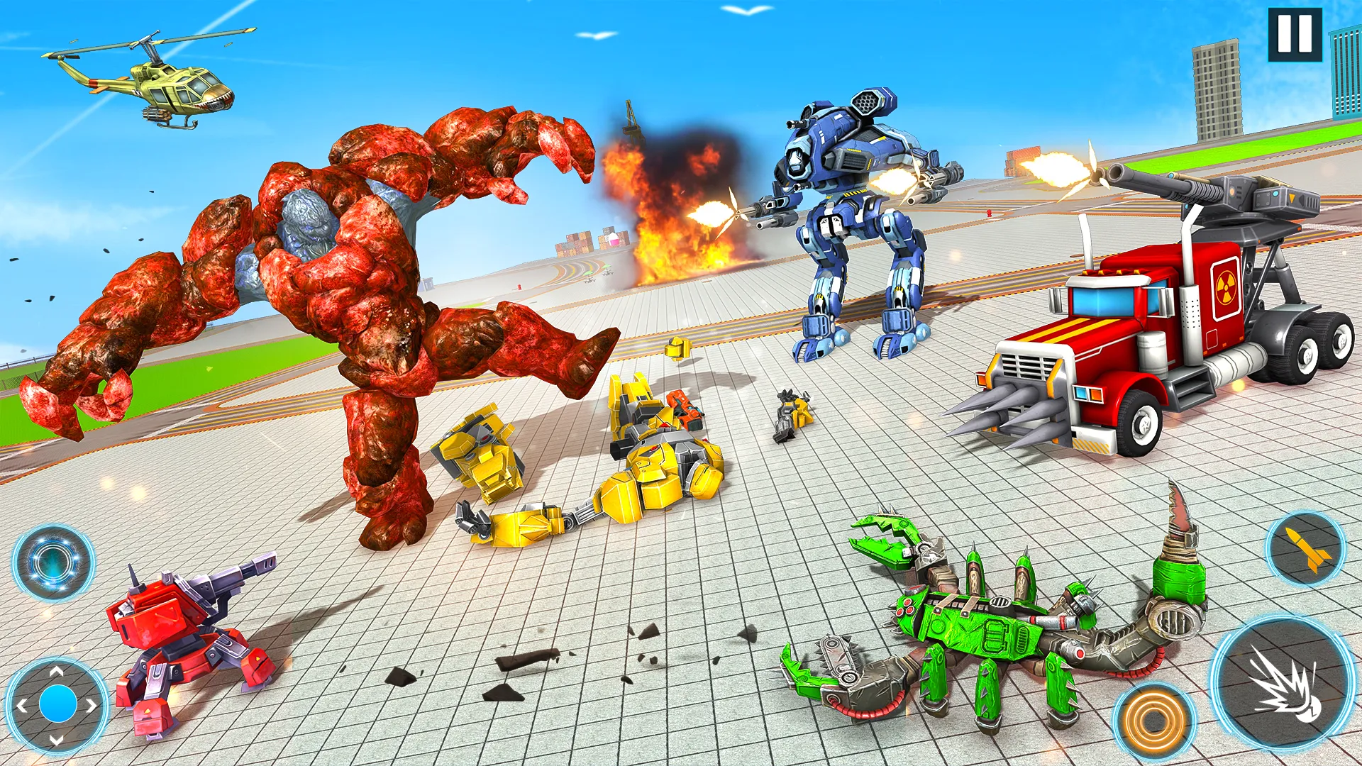 Snake Robot Game - Stone Robot | Indus Appstore | Screenshot