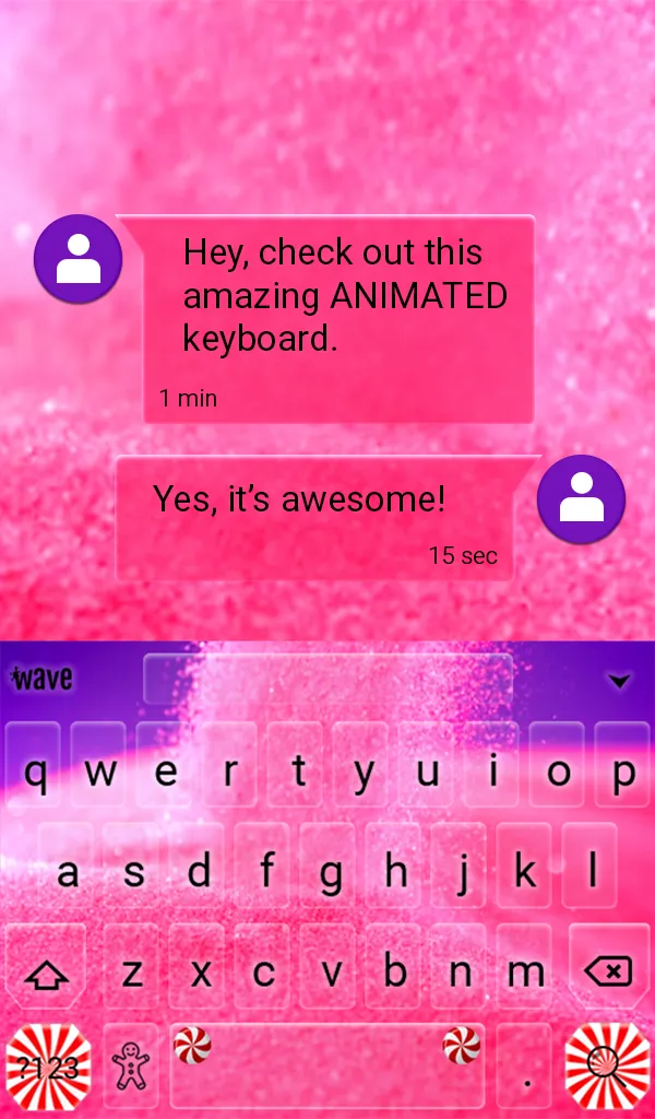 Sugar Animated Keyboard | Indus Appstore | Screenshot