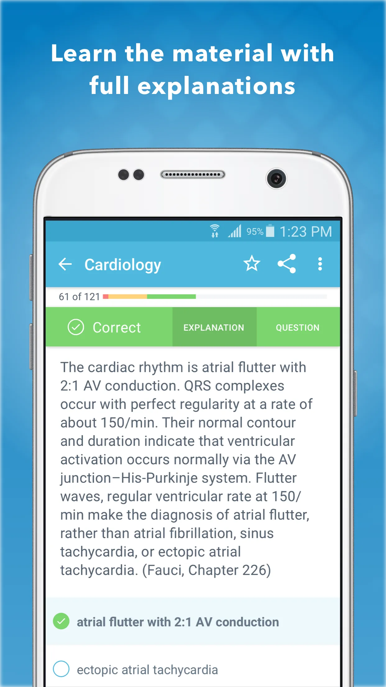 USMLE Internal Medicine Q&A | Indus Appstore | Screenshot