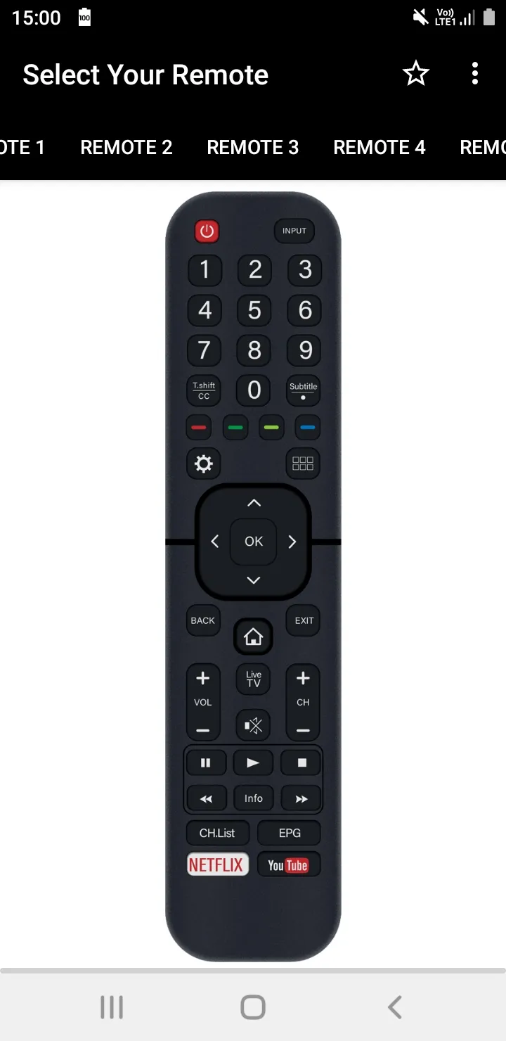 Vision TV Remote | Indus Appstore | Screenshot