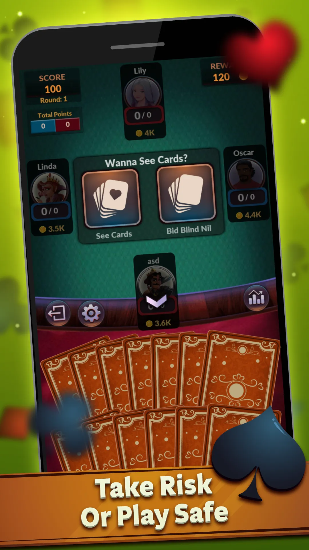 Spades - Offline Card Games | Indus Appstore | Screenshot