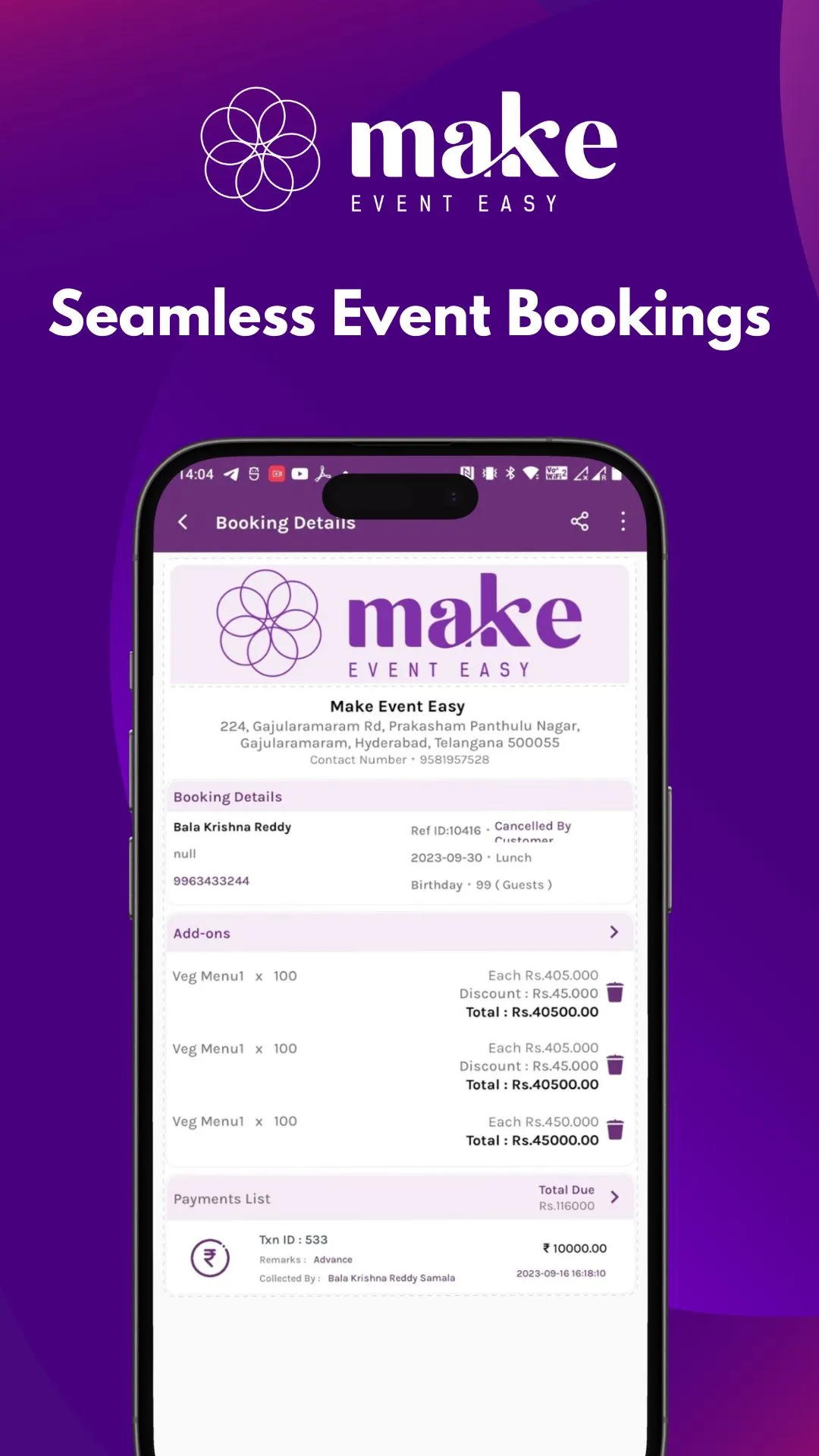 Make Event Easy | Indus Appstore | Screenshot