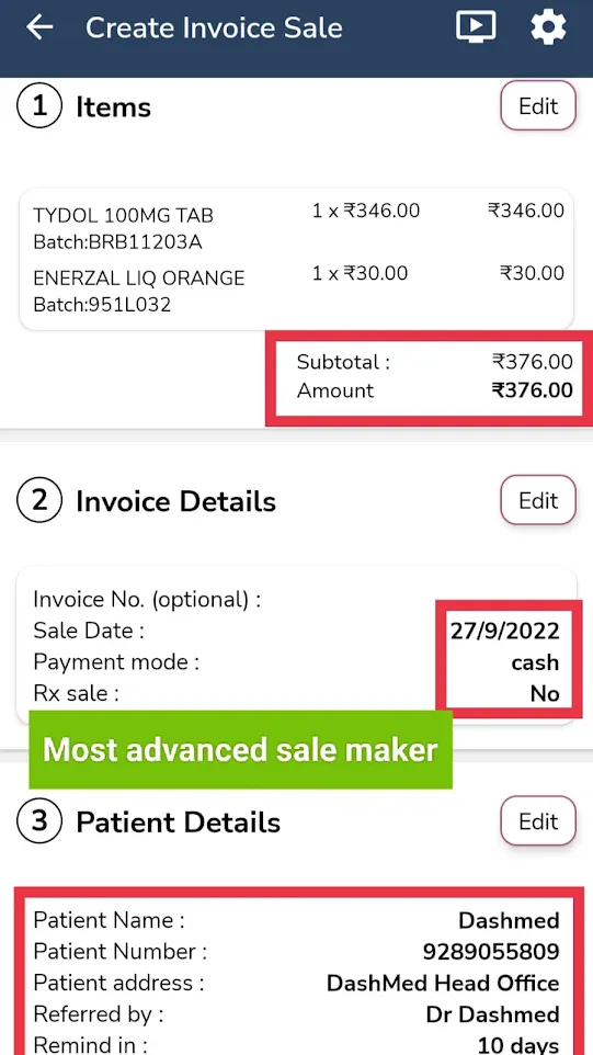 DashMed- Medical billing app | Indus Appstore | Screenshot