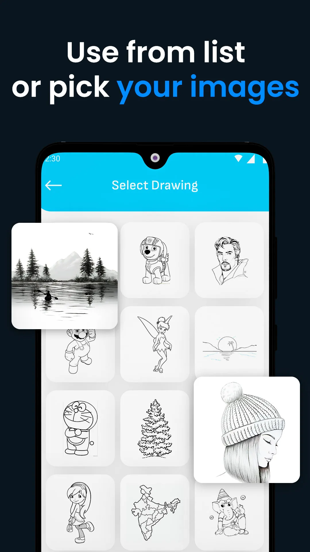 Easy Draw : Trace to Sketch | Indus Appstore | Screenshot