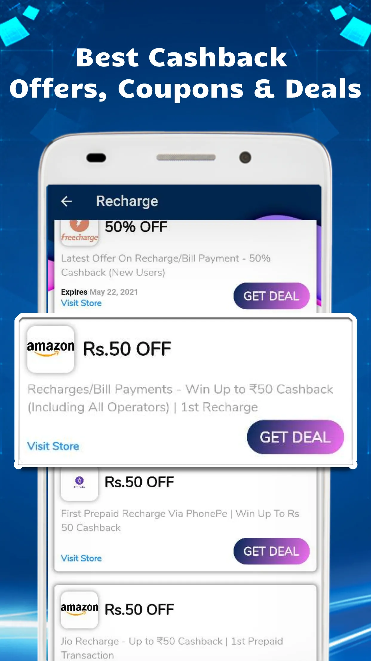 Cashback coupons and deals | Indus Appstore | Screenshot