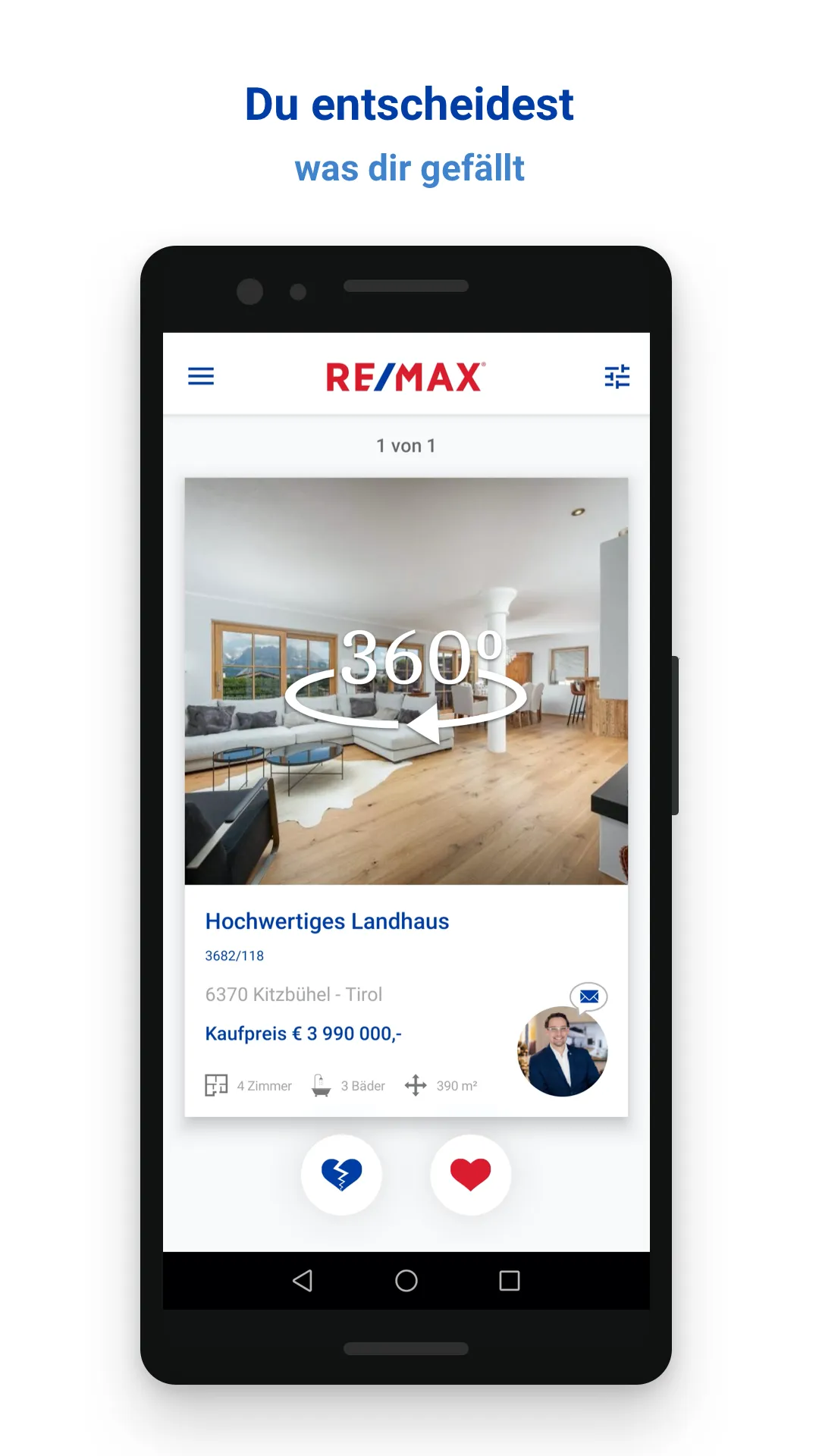 RE/MAX Immobilien Österreich | Indus Appstore | Screenshot