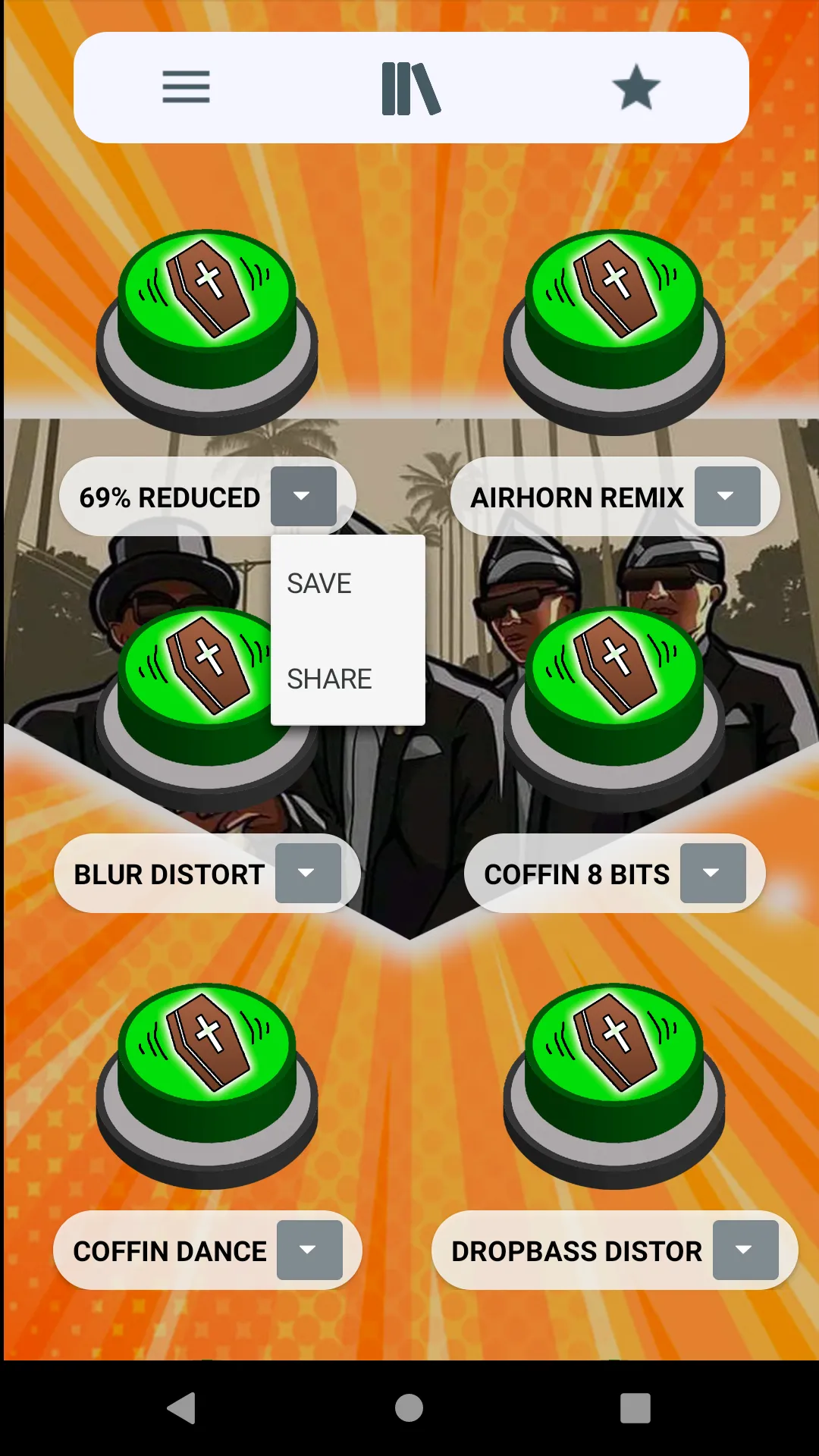 Coffin Dance Meme Soundboard | Indus Appstore | Screenshot