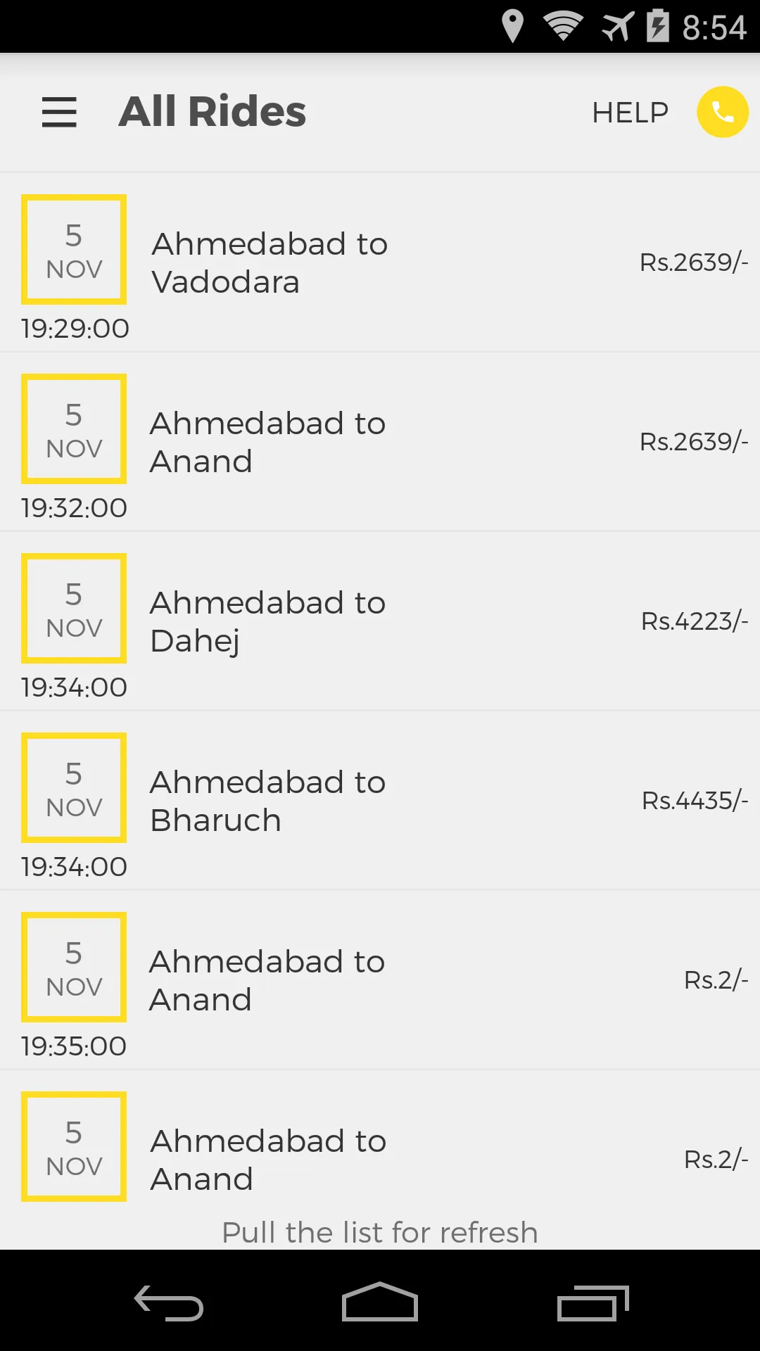 OneWay.Cab Partner | Indus Appstore | Screenshot