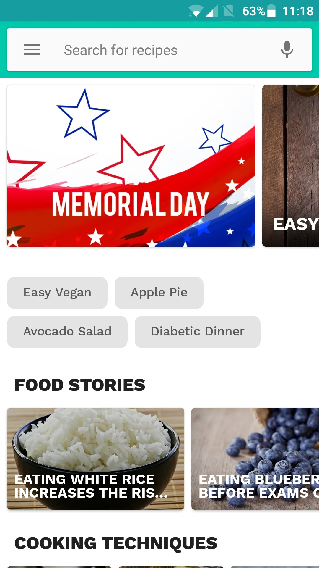 American cookbook | Indus Appstore | Screenshot