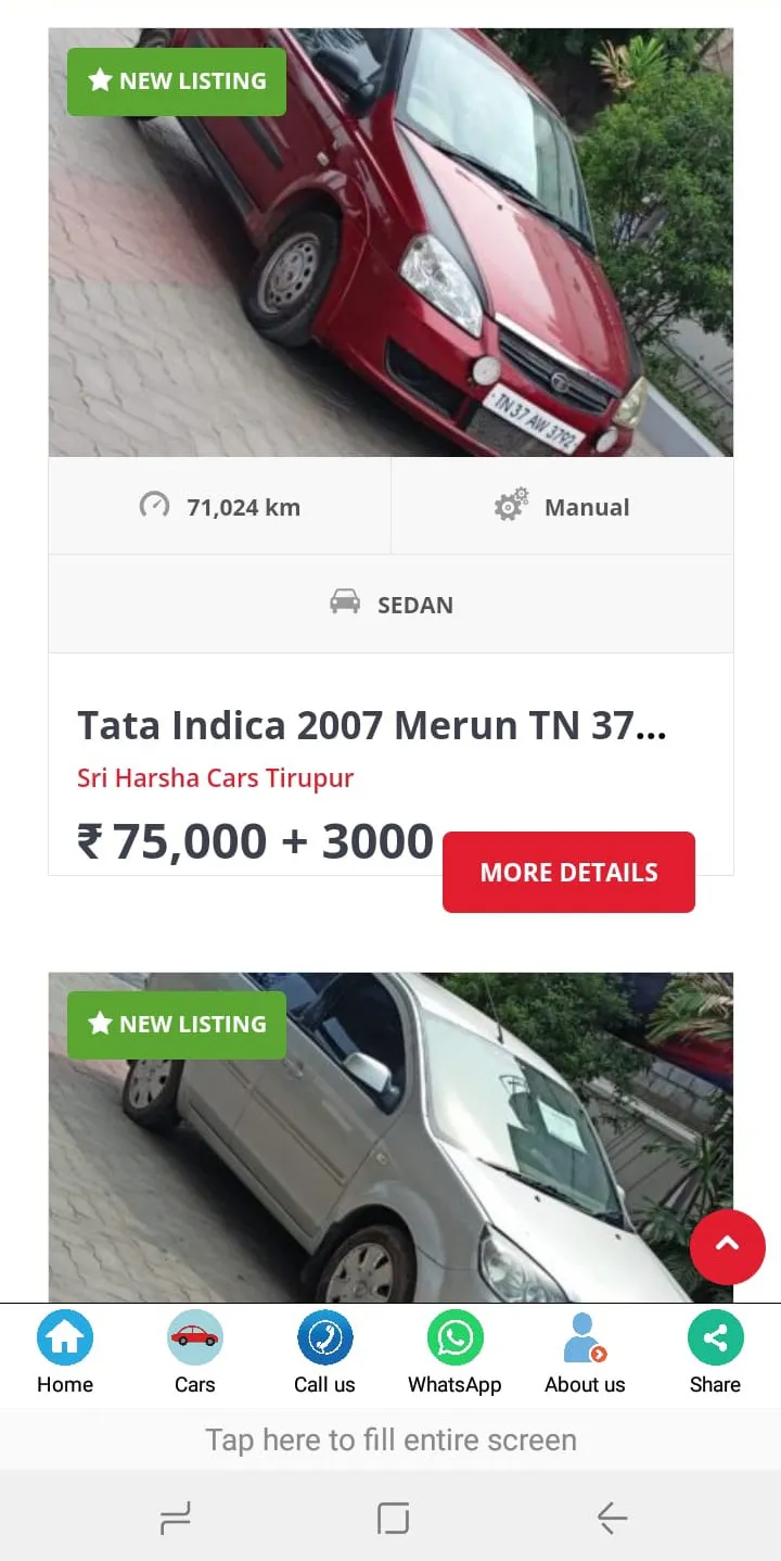 Sri Harsha Cars | Indus Appstore | Screenshot