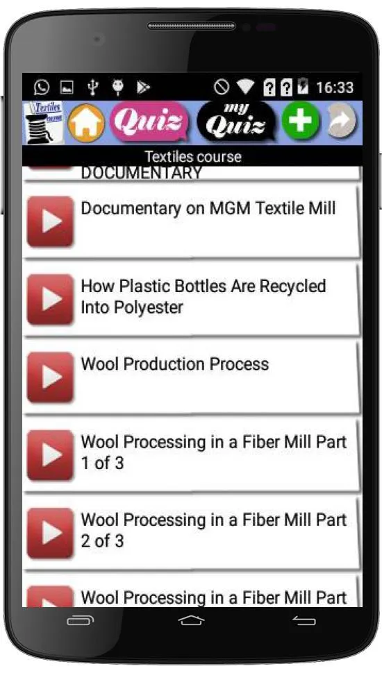 Textiles course | Indus Appstore | Screenshot