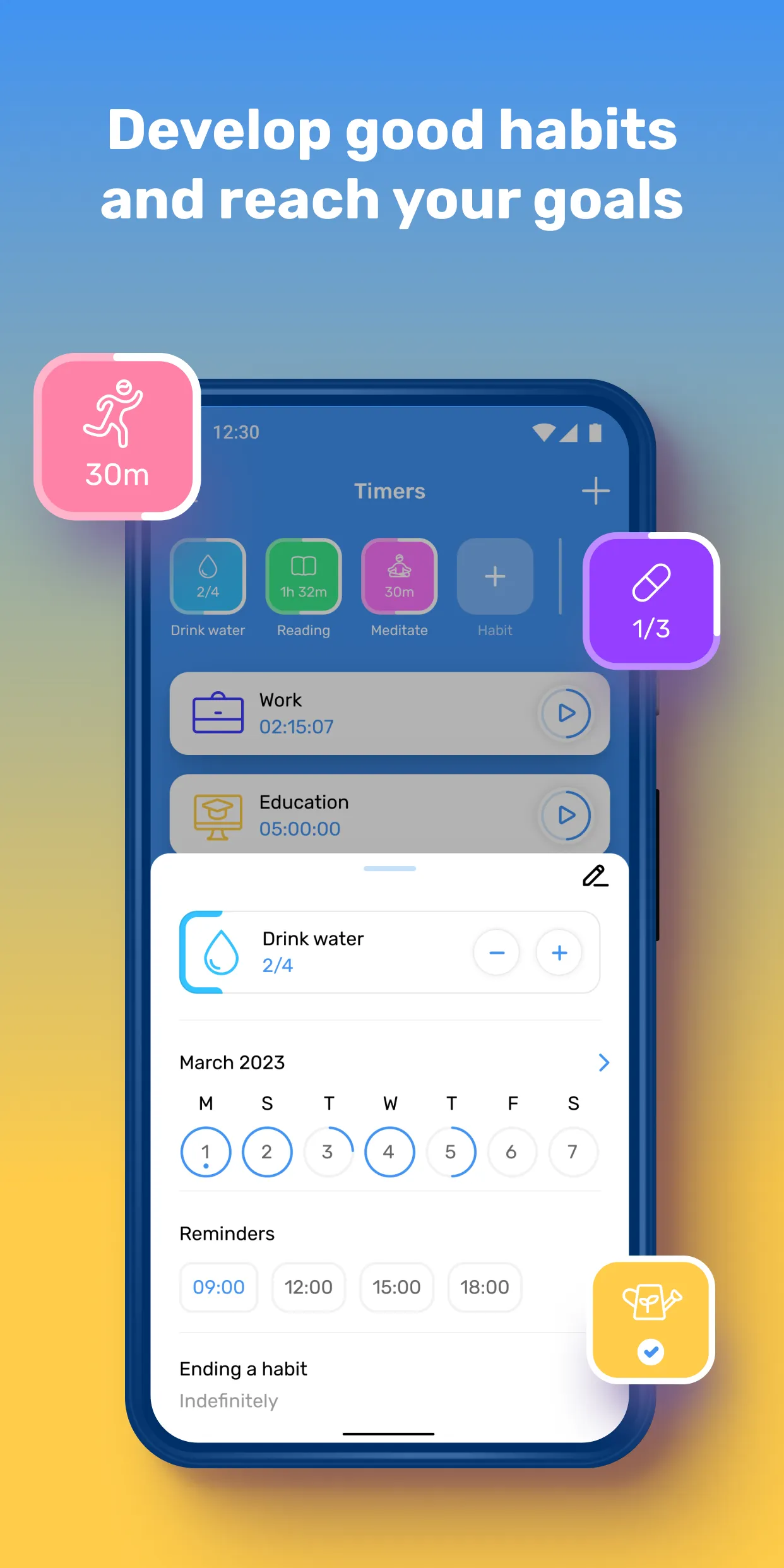 Worktime - time tracker, goals | Indus Appstore | Screenshot