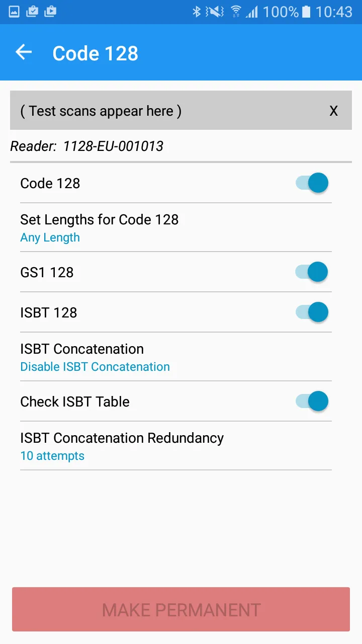 TSL Reader Configuration | Indus Appstore | Screenshot