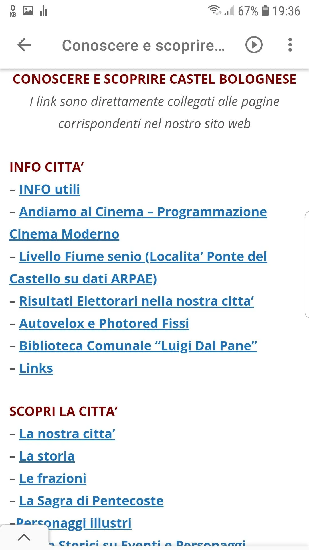 CastelBolognese news | Indus Appstore | Screenshot